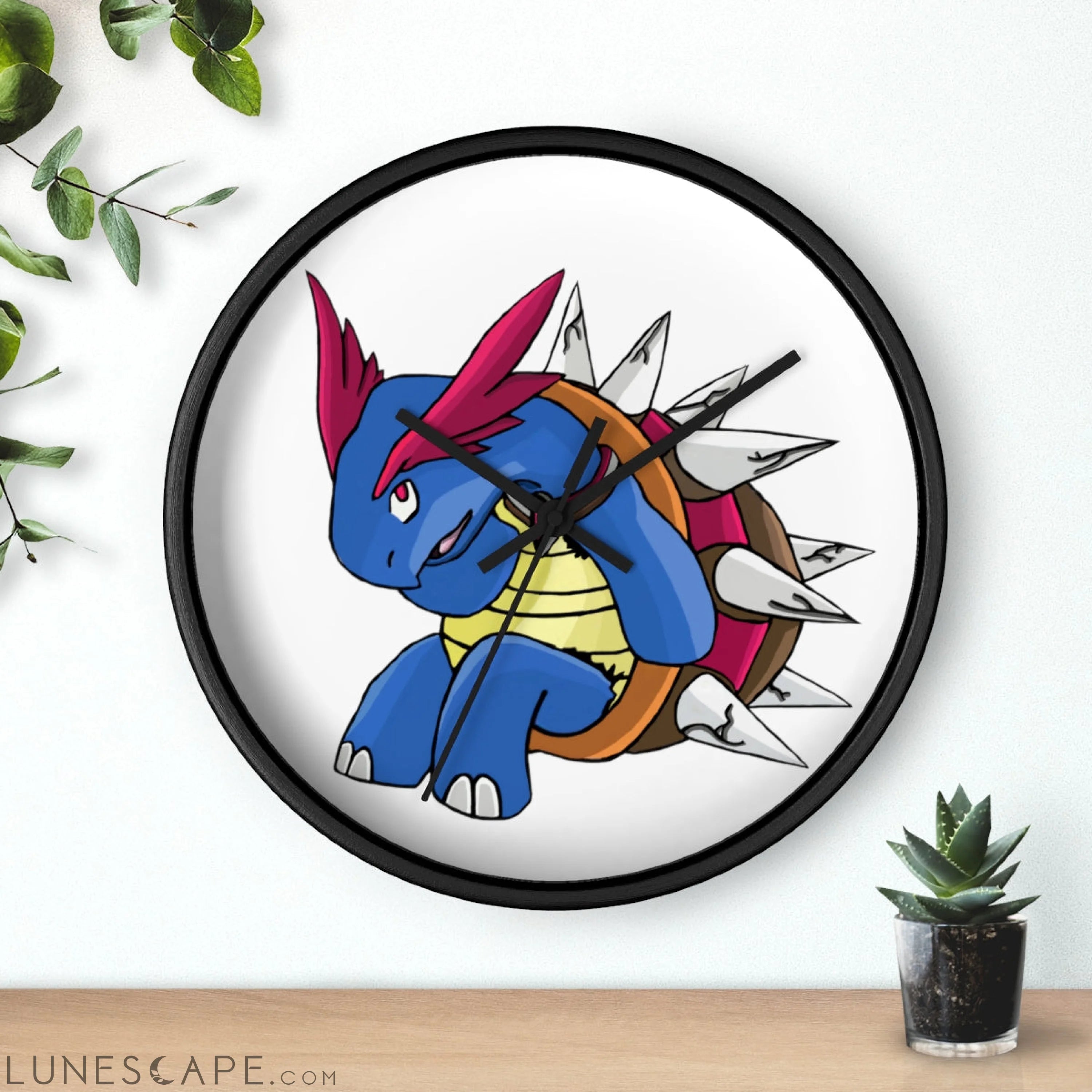 Squirtois Wall clock LUNESCAPE