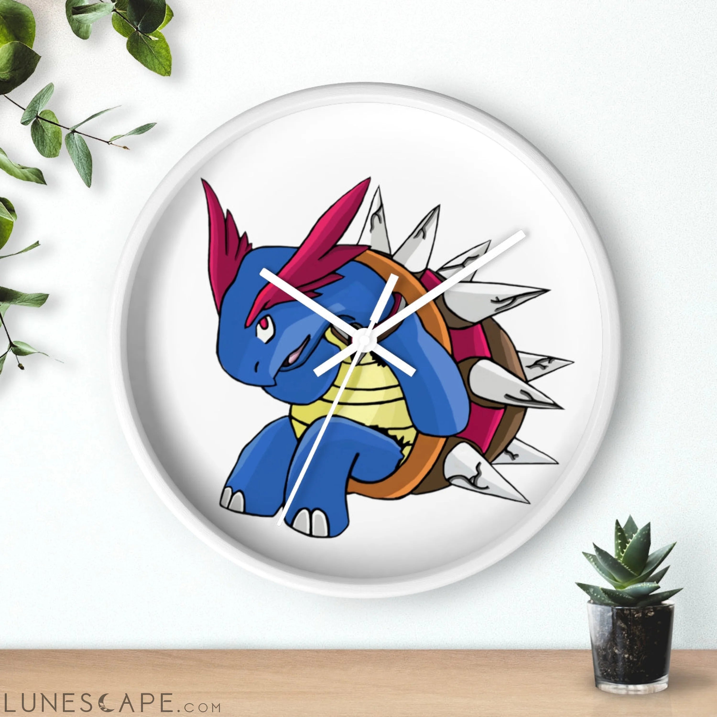 Squirtois Wall clock LUNESCAPE