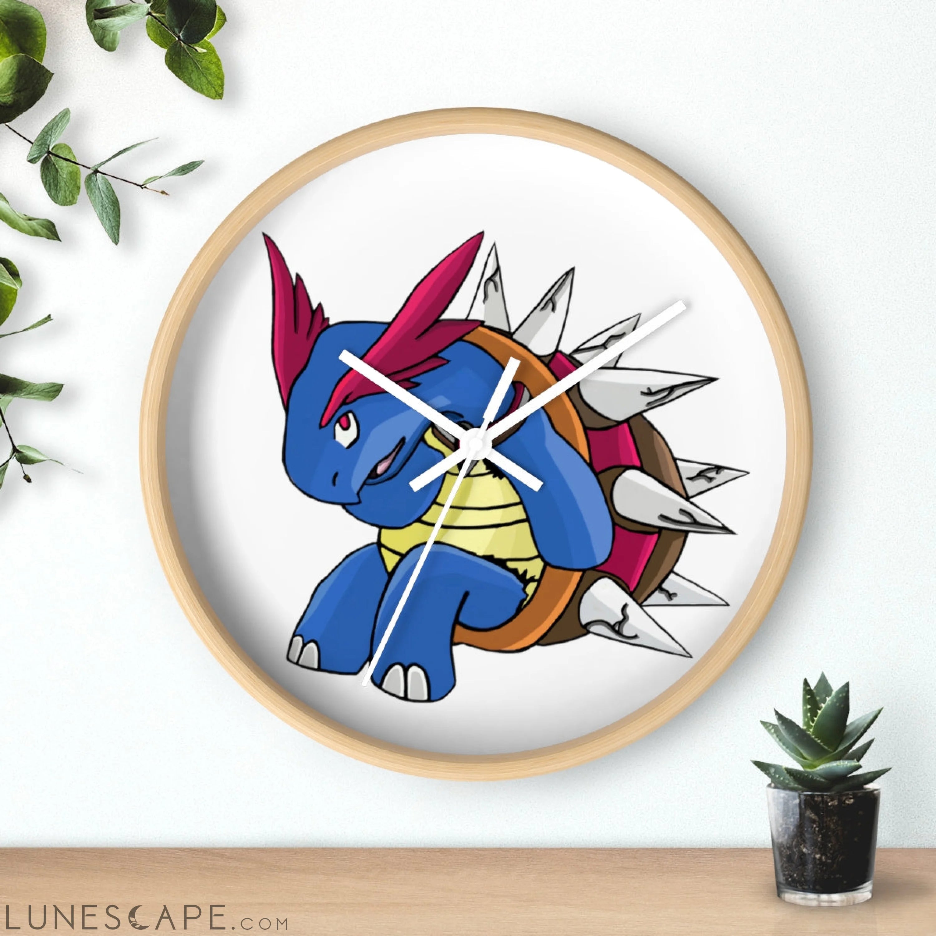 Squirtois Wall clock LUNESCAPE