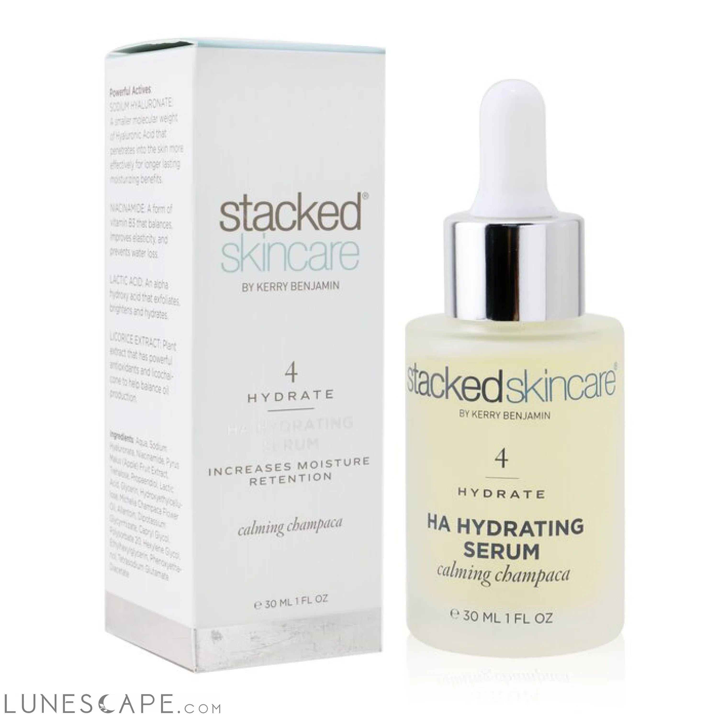 STACKED SKINCARE - HA (Hyaluronic Acid) Hydrating Serum LUNESCAPE