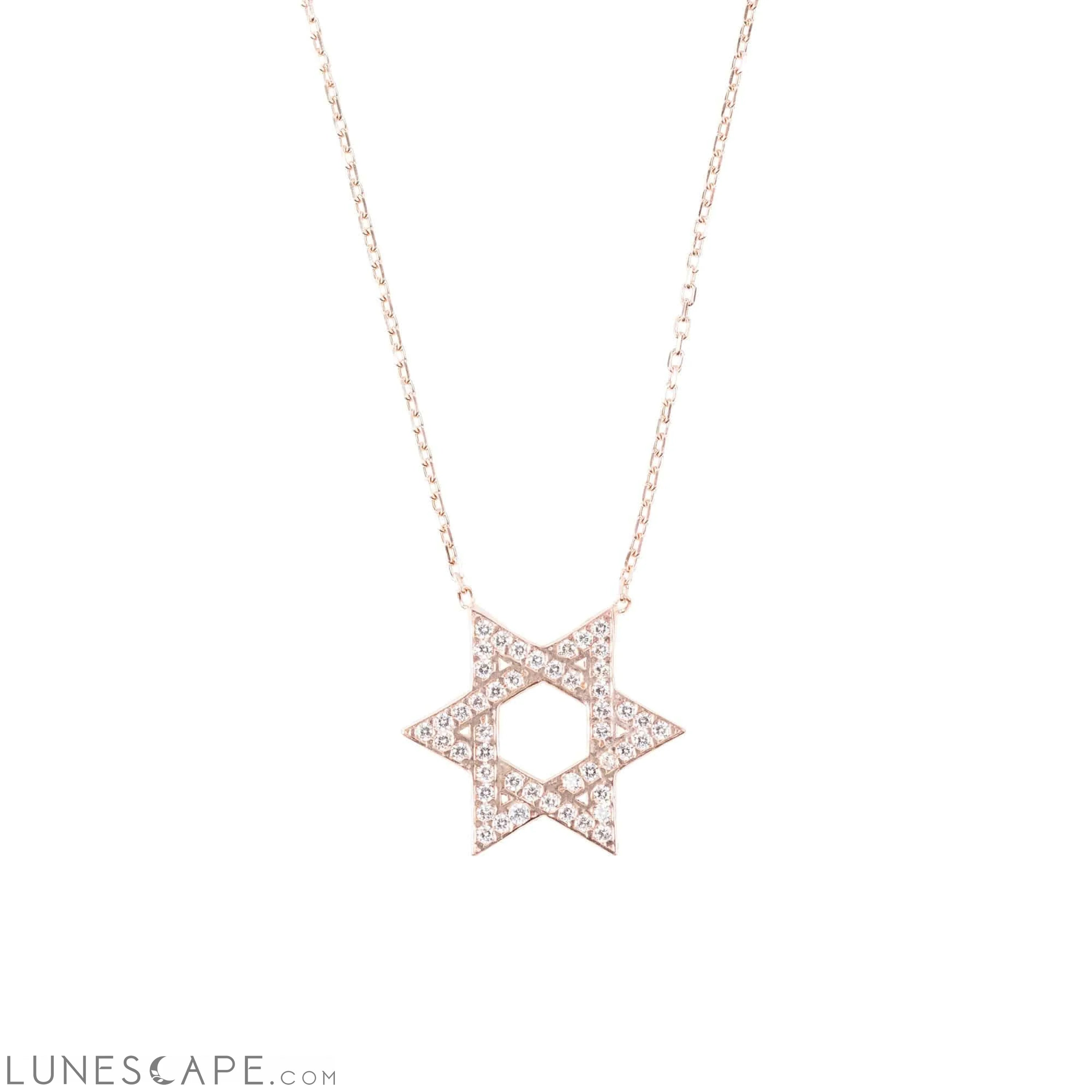 Star of David Necklace LUNESCAPE