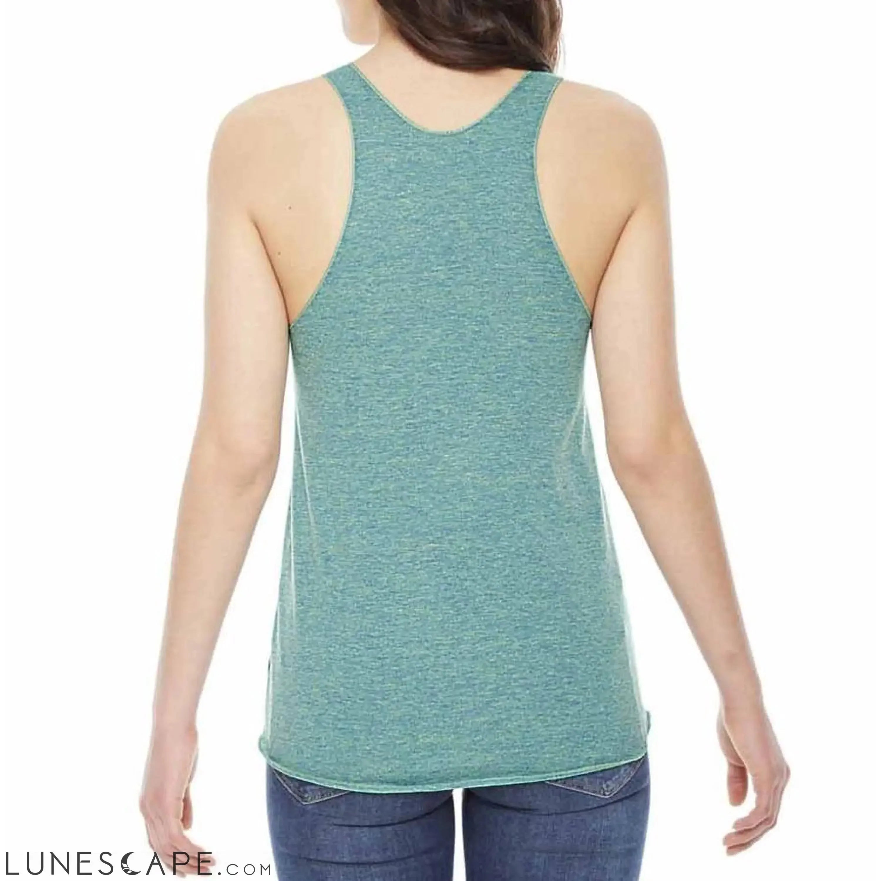 Star Wars Meditation Boba Fett Racerback Tank LUNESCAPE