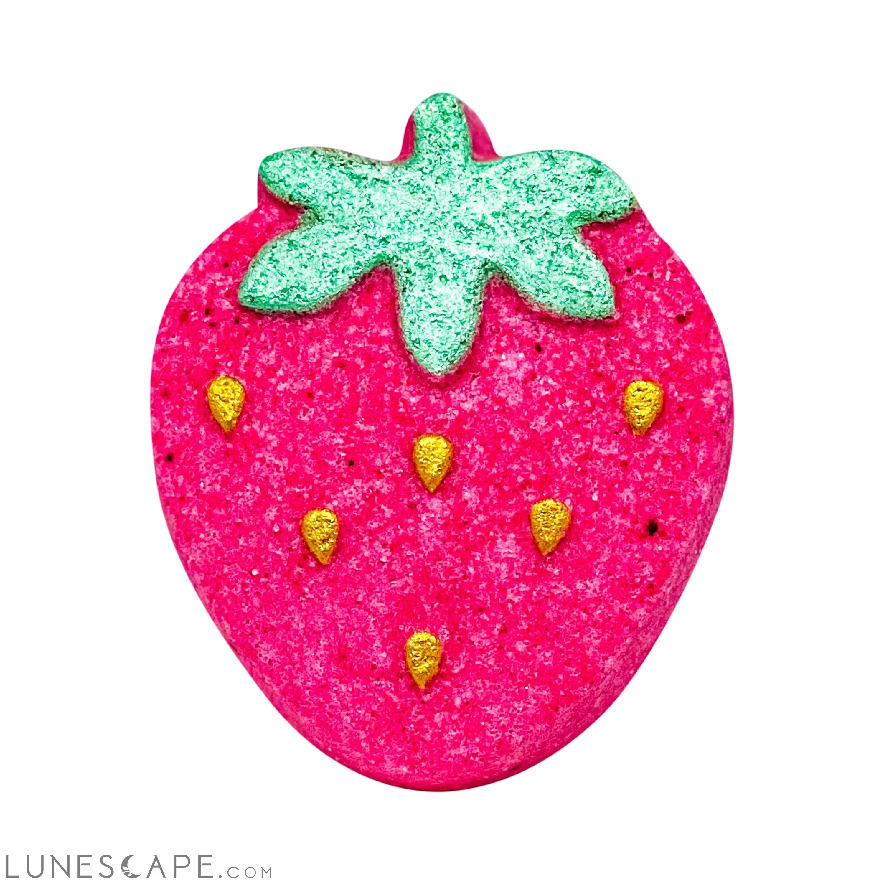 Strawberry Fields Strawberry Spring Bath Bomb-Strawberry Patch Scent LUNESCAPE