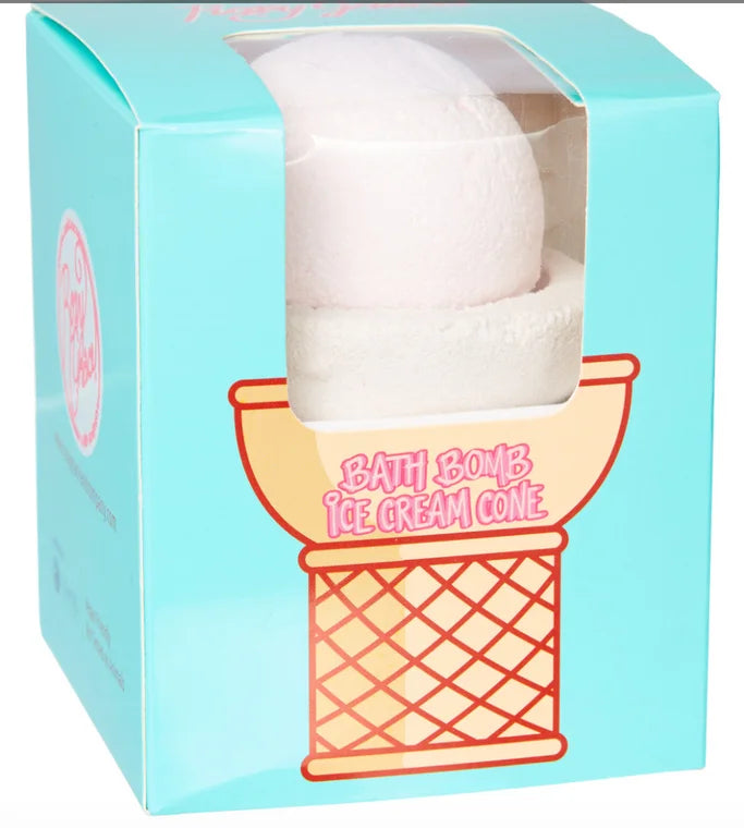 Strawberry Ice Cream Cone Bath Bomb LUNESCAPE