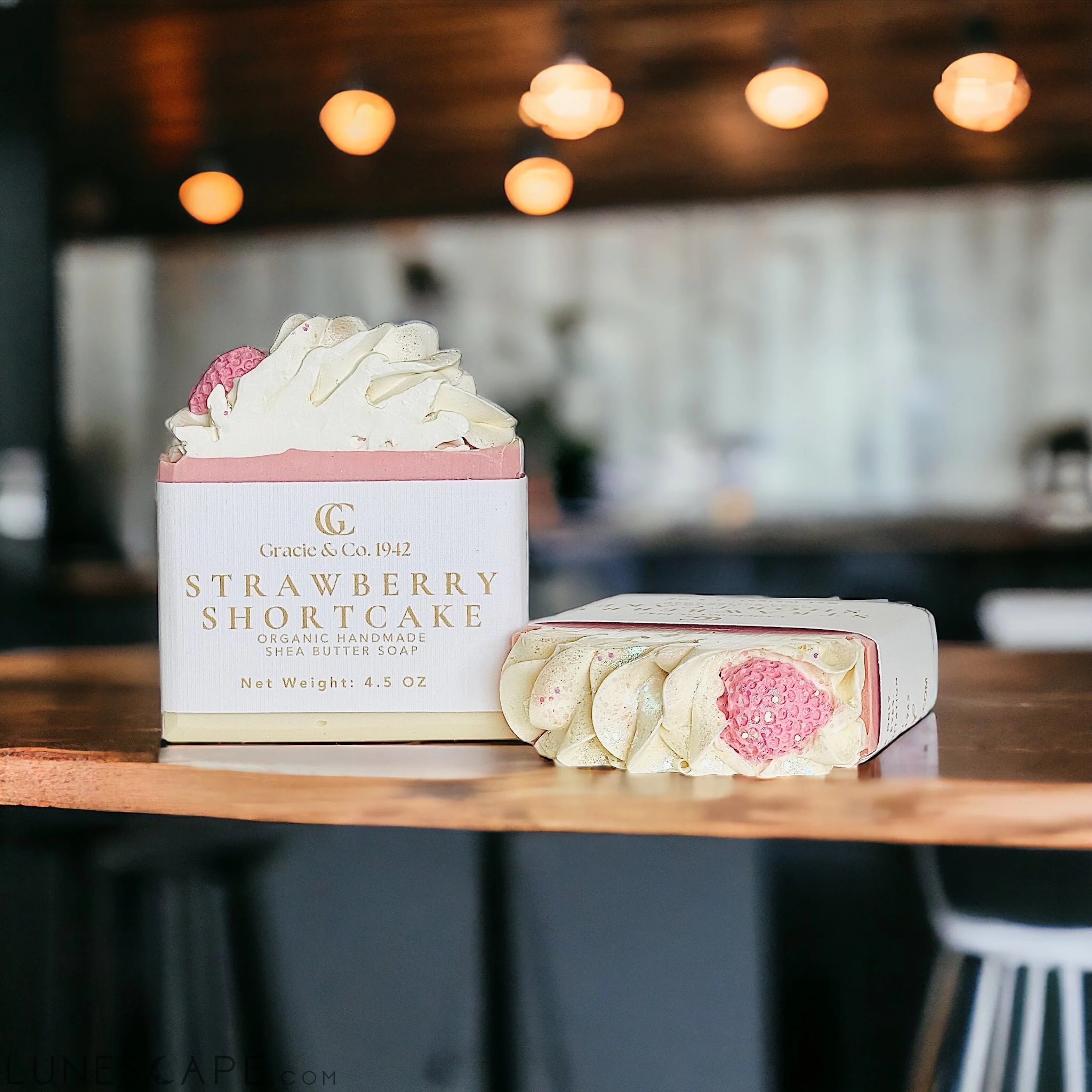 Strawberry Short Cake Shea Butter Soap LUNESCAPE