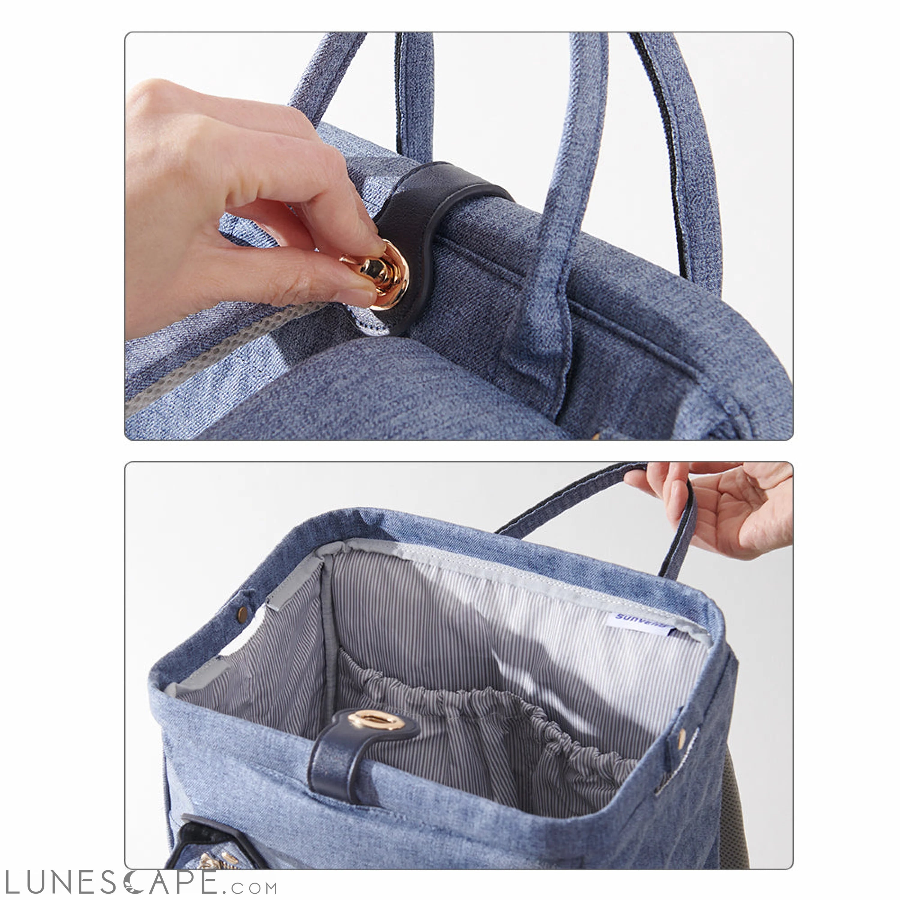 Stylish Fashion Large Diaper Bag LUNESCAPE