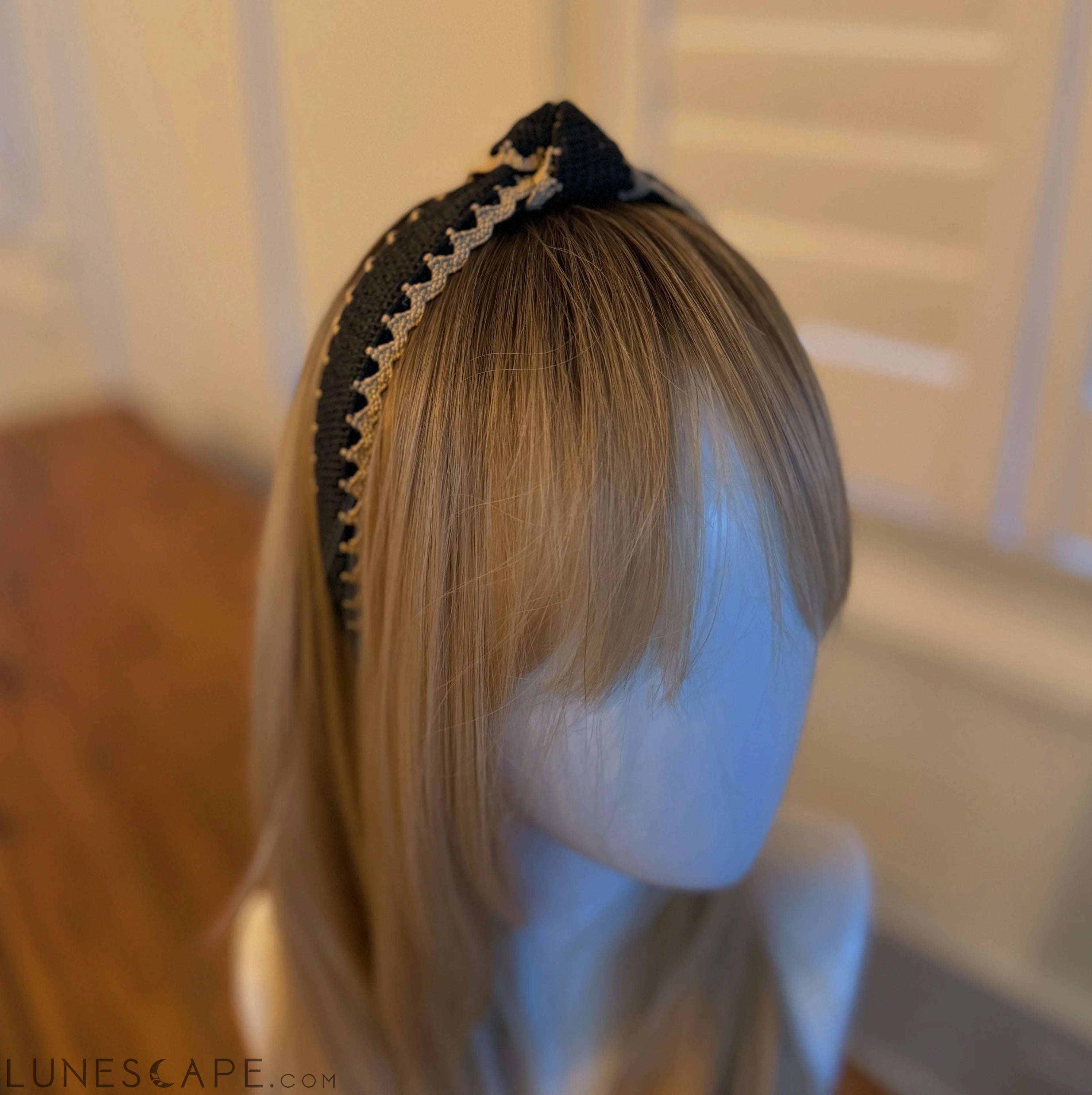 Summer Breeze Crochet Edge Headband LUNESCAPE