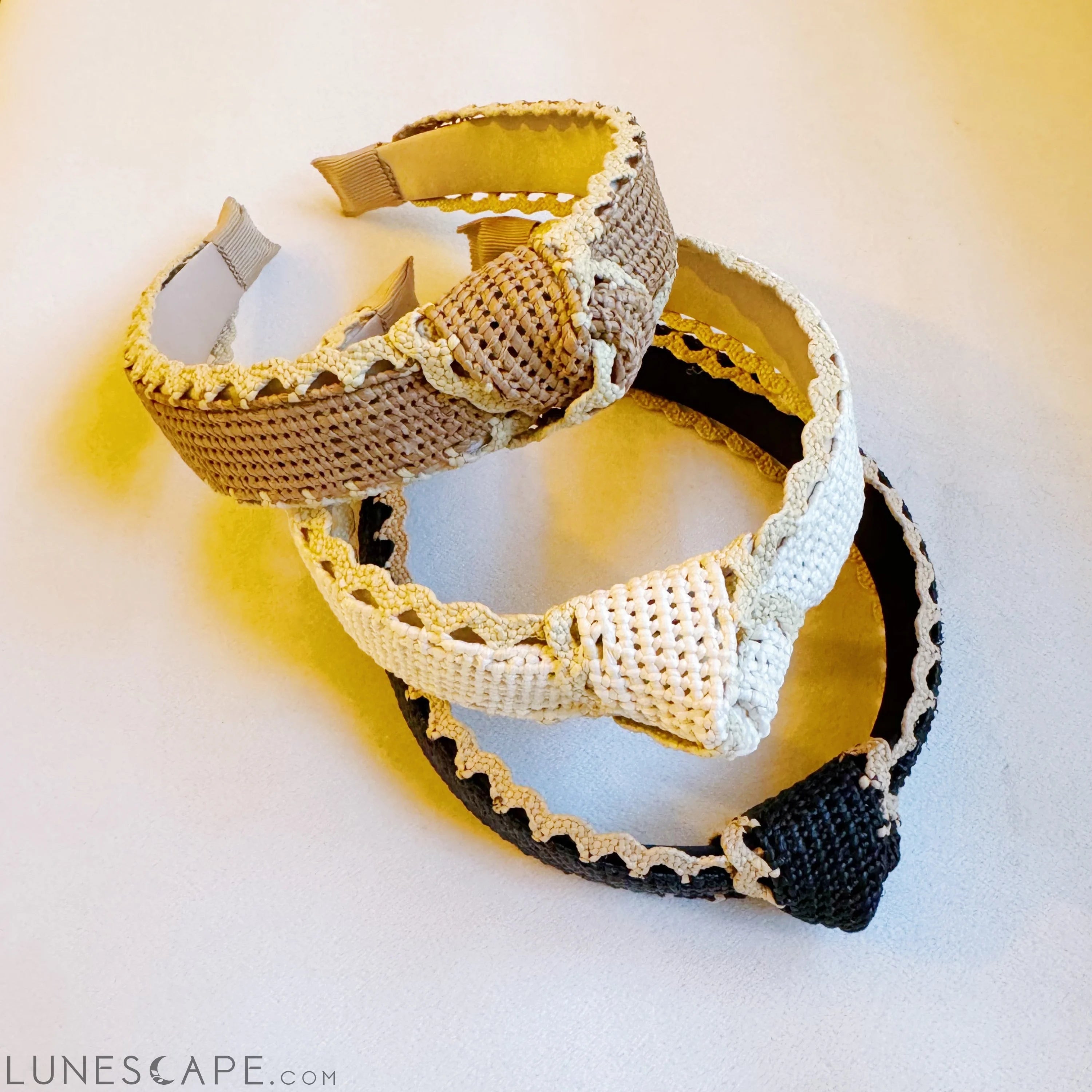 Summer Breeze Crochet Edge Headband LUNESCAPE