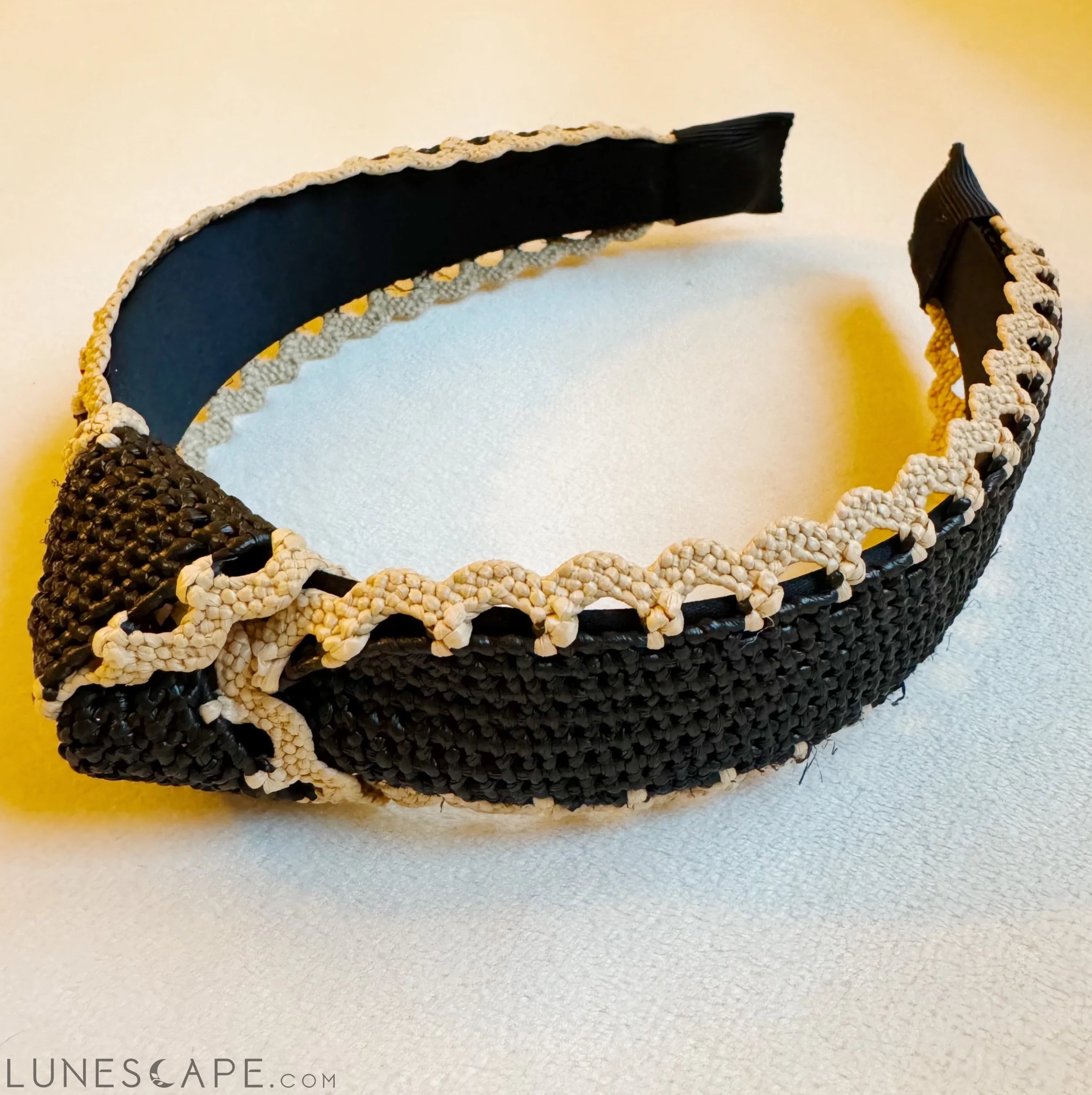 Summer Breeze Crochet Edge Headband LUNESCAPE