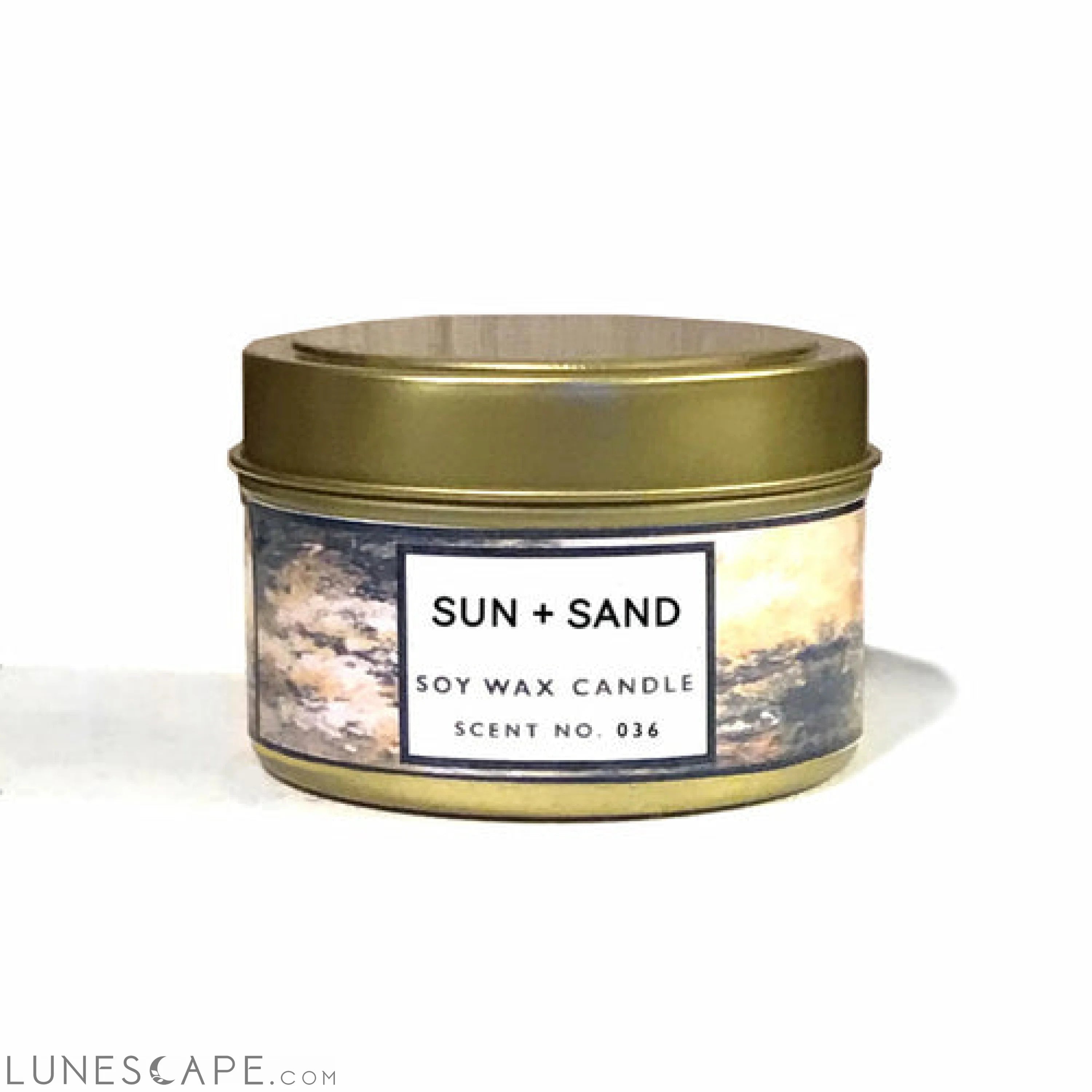 Sun + Sand Soy Wax Candle LUNESCAPE