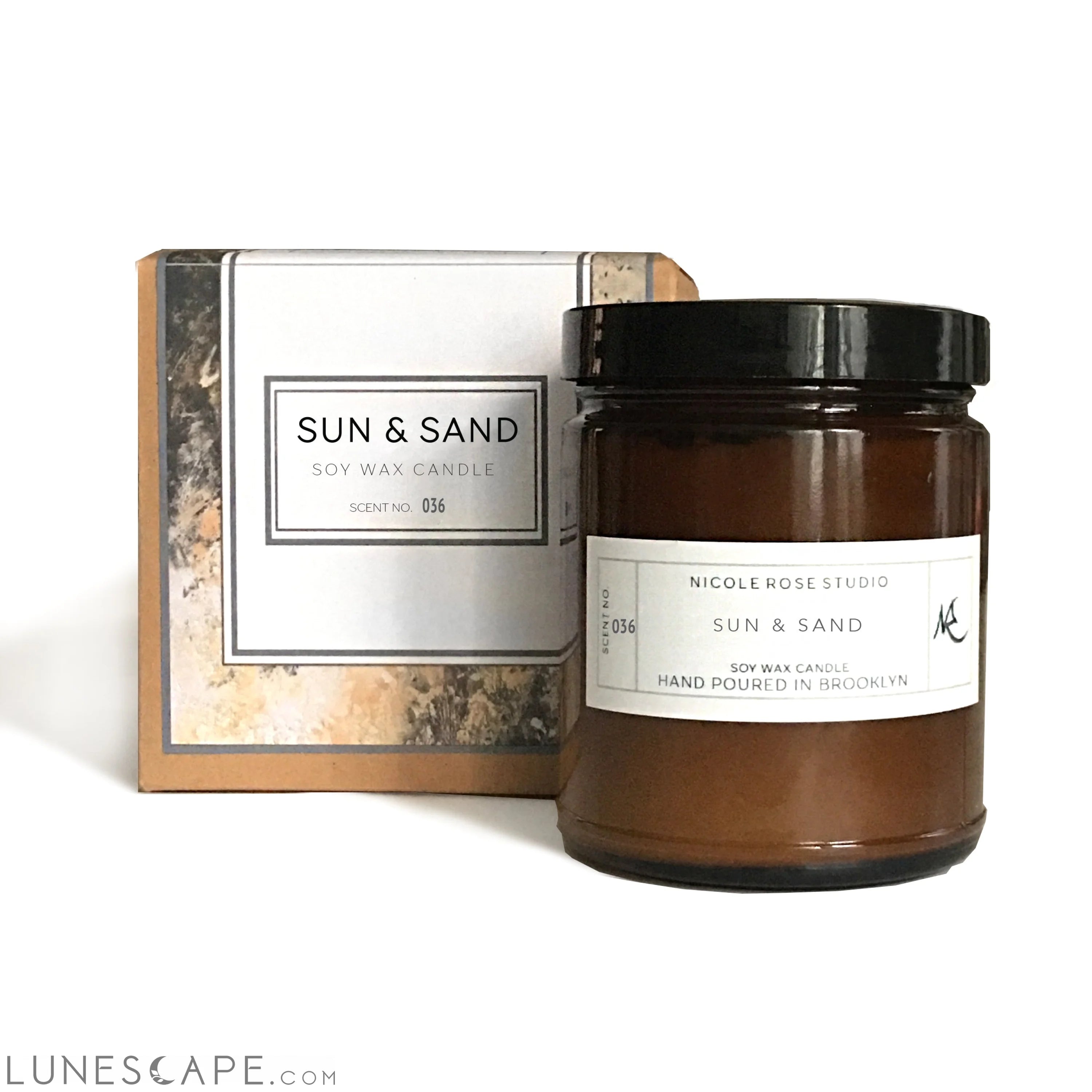 Sun + Sand Soy Wax Candle LUNESCAPE