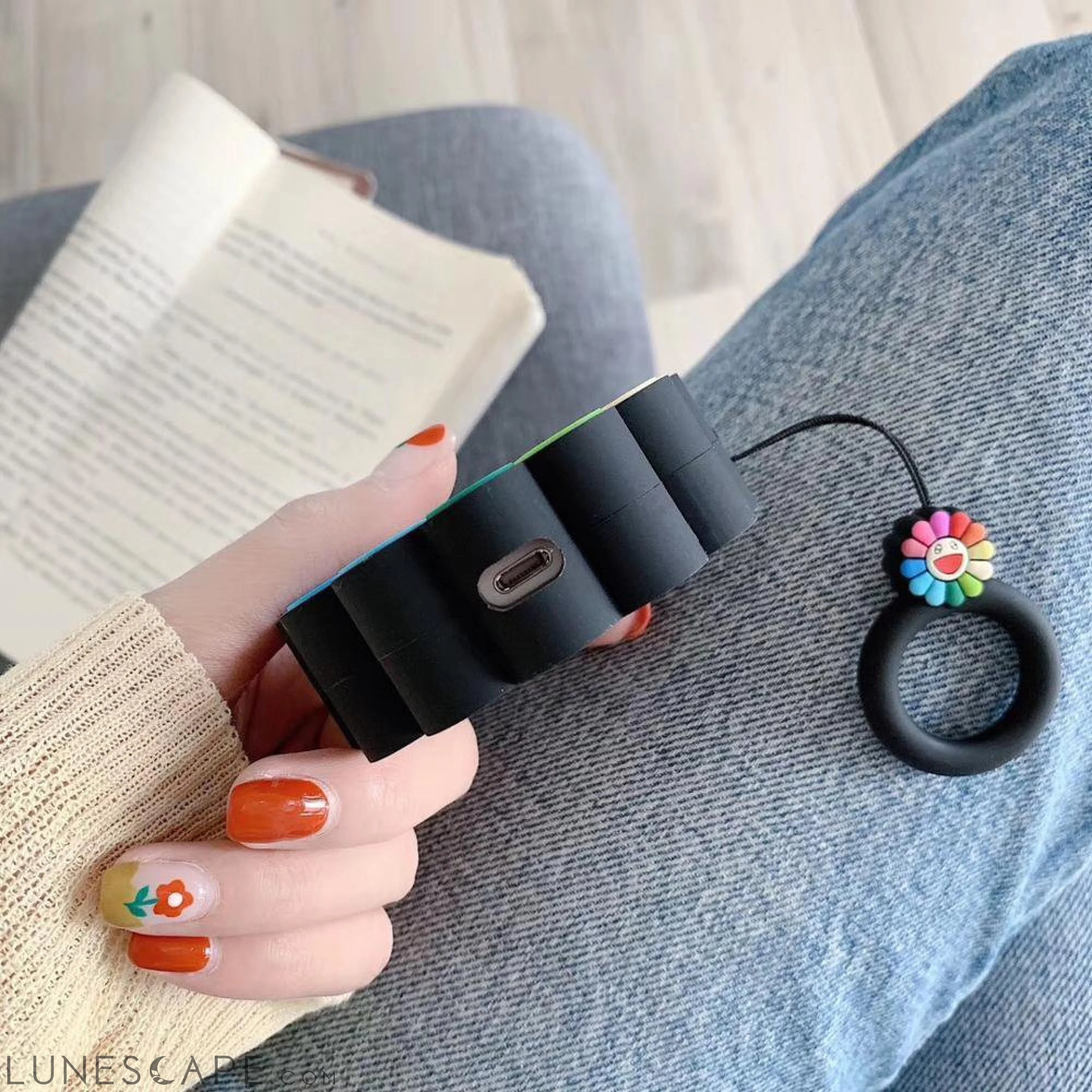 Sunflower Apple AirPods Case LUNESCAPE