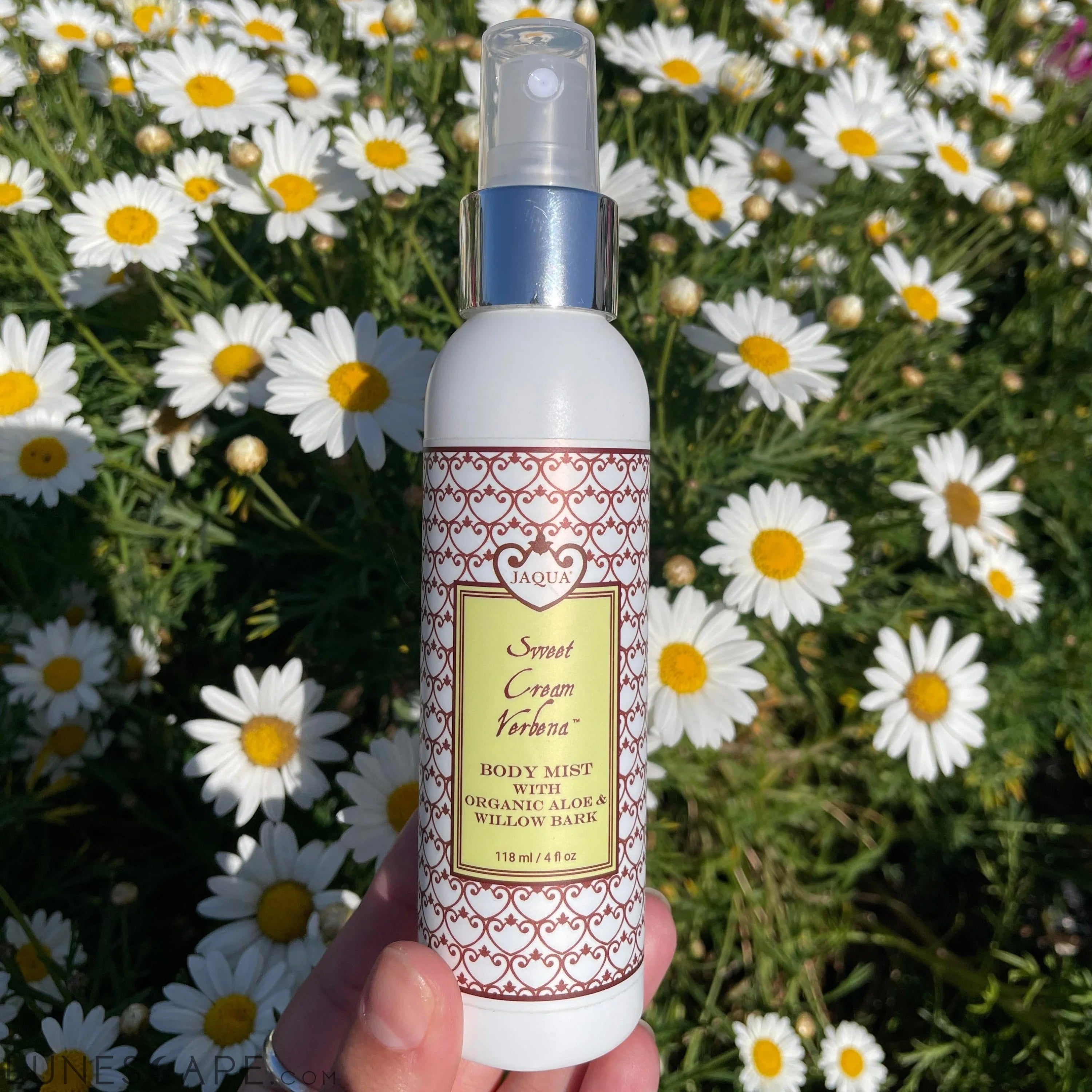 Sweet Cream Verbena Hydrating Body Mist With Organic Aloe & Willow Bark LUNESCAPE