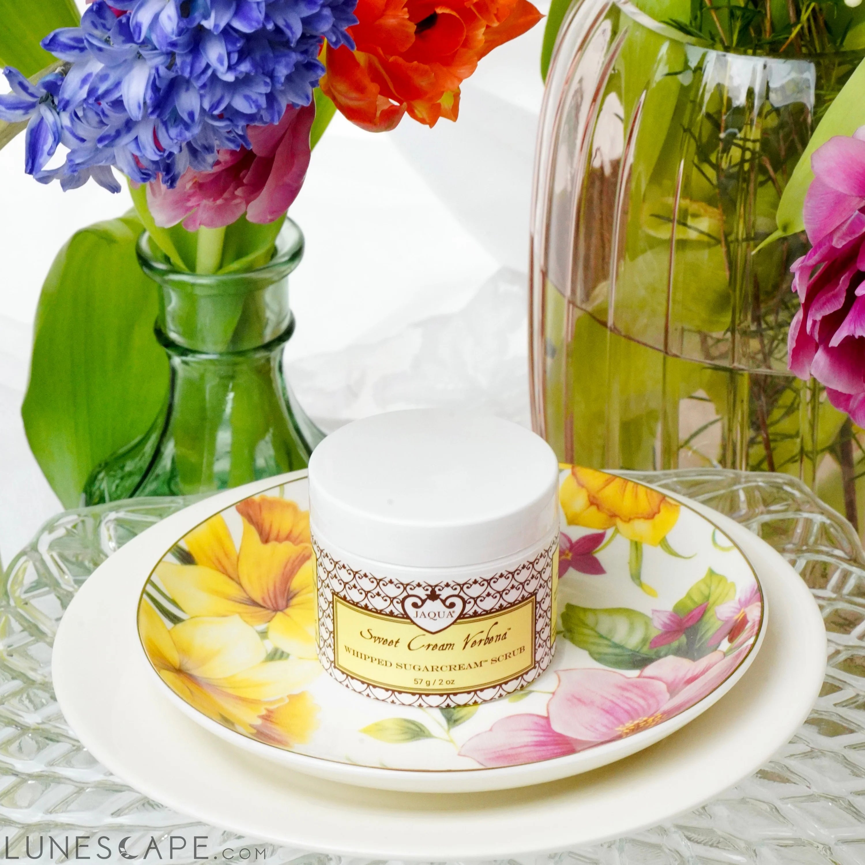 Sweet Cream Verbena Travel Size Sugar Scrub LUNESCAPE