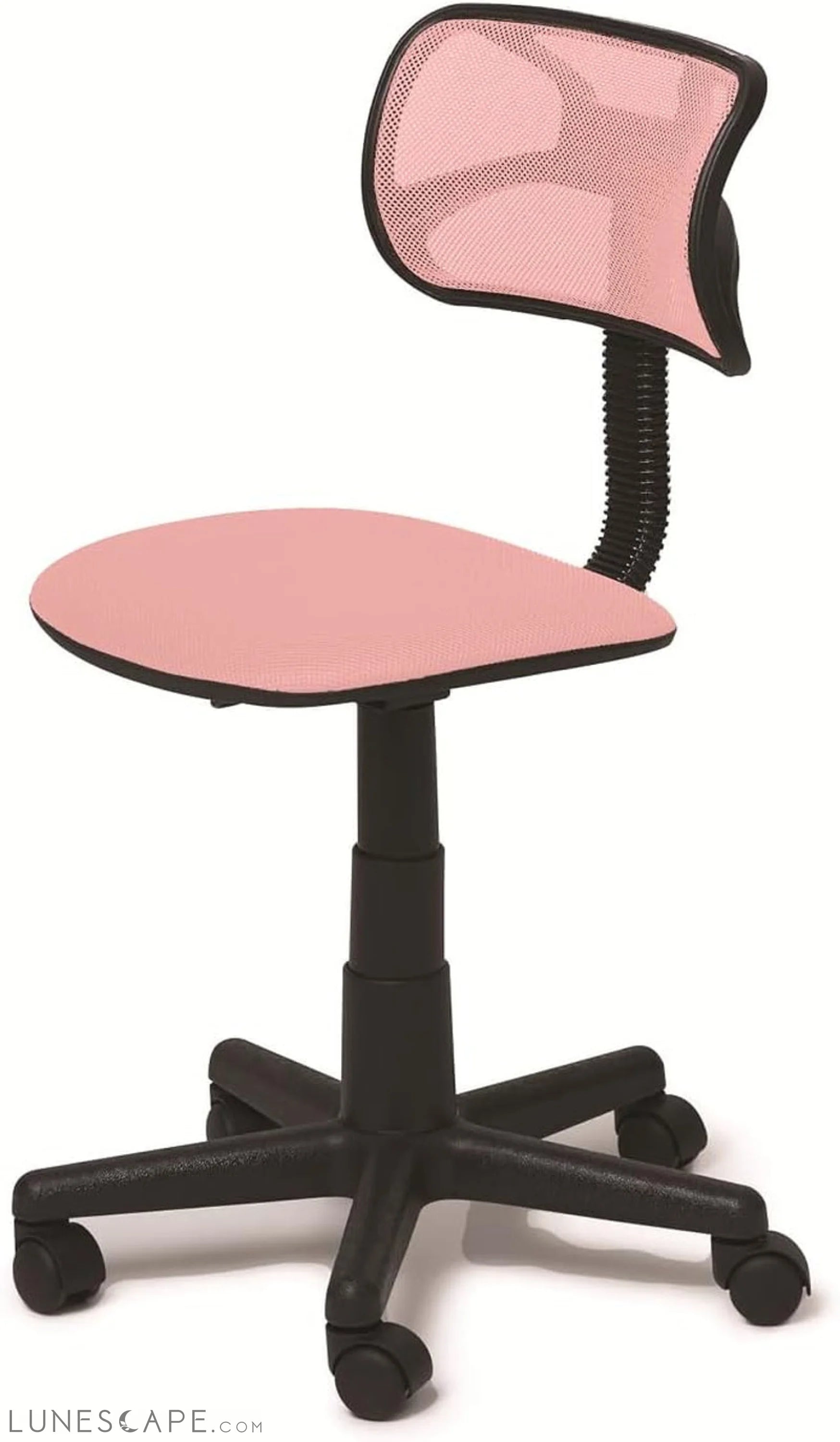 Swivel Mesh Desk Chair, Blush 21D X 21W X 34H In LUNESCAPE