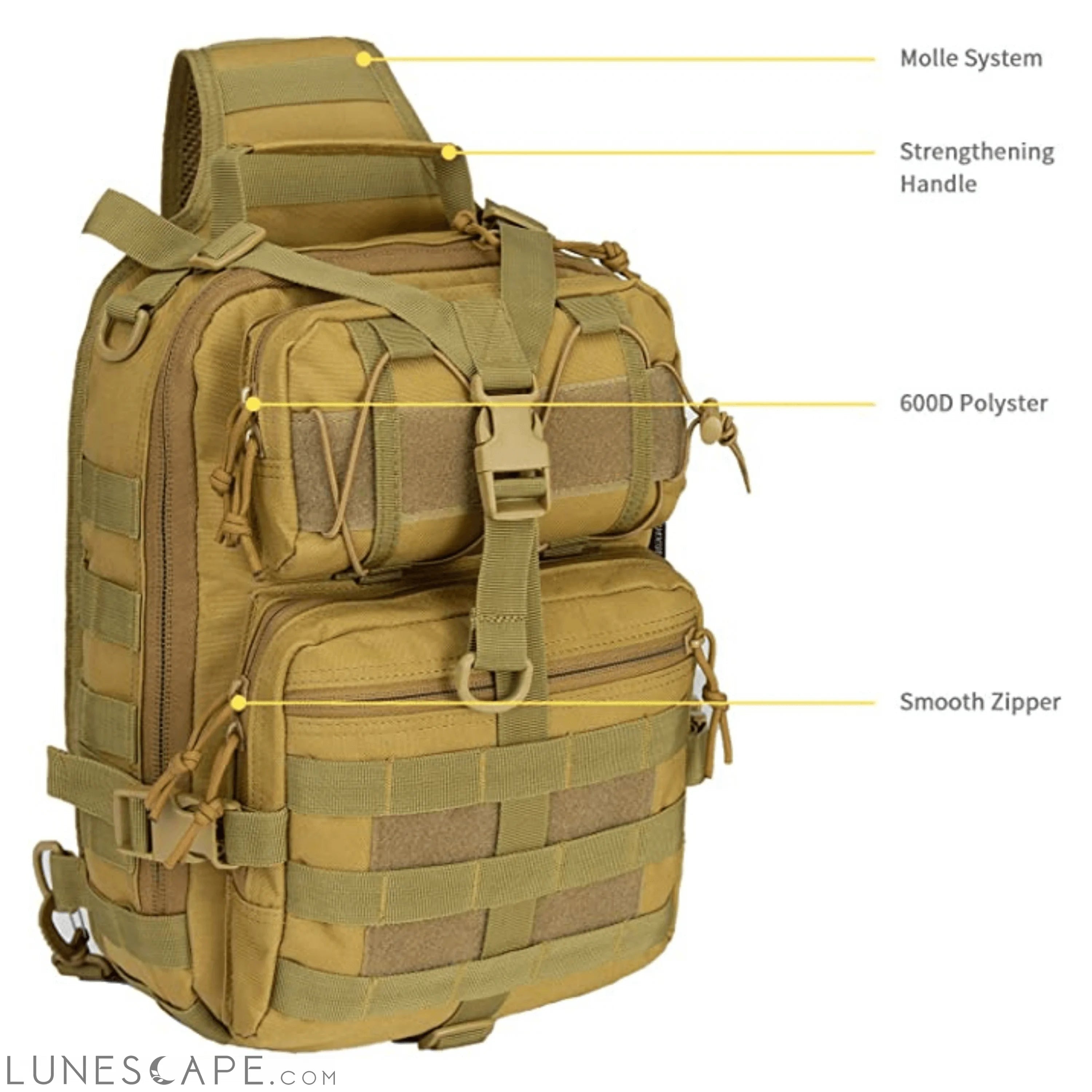 Tactical 15L Medium Sling Range Bag LUNESCAPE