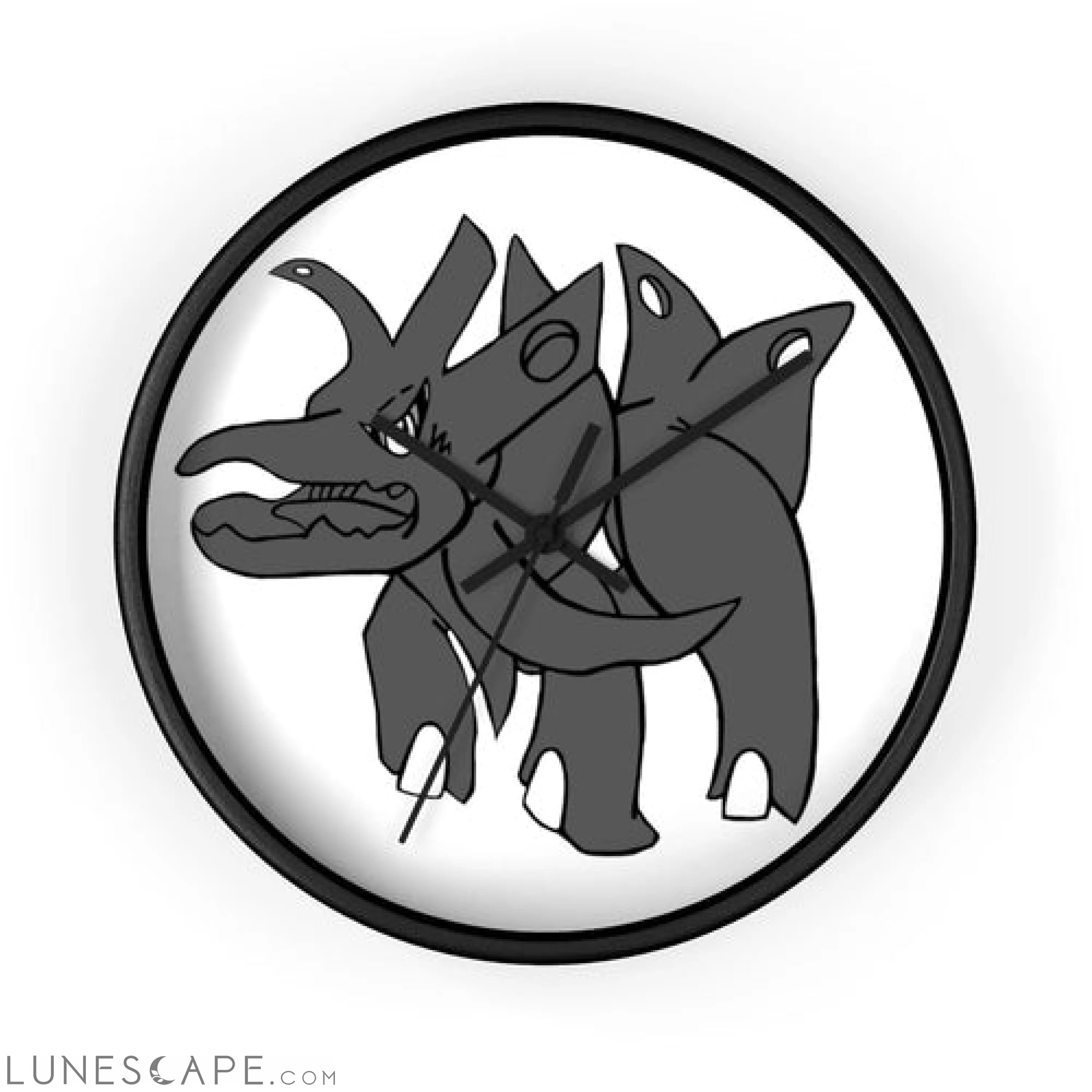 Tanktron Wall clock LUNESCAPE