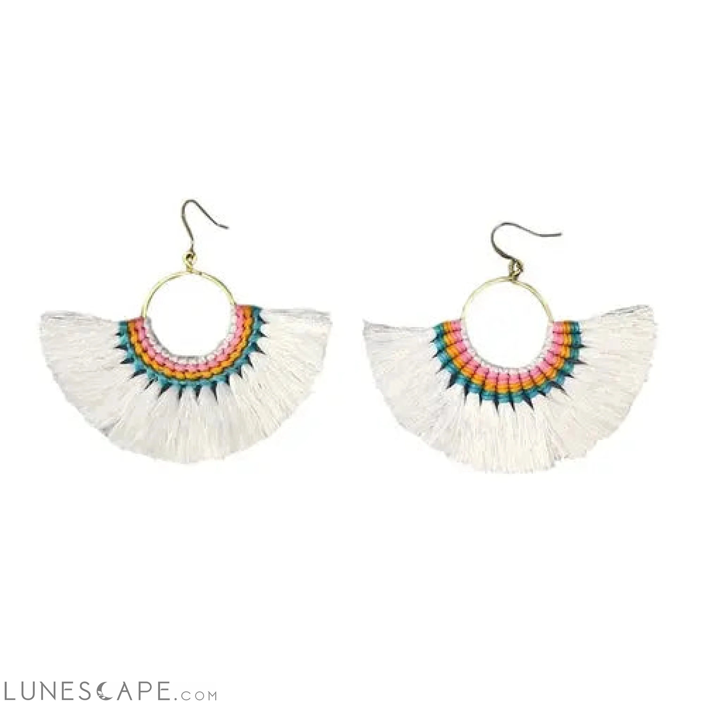 Tassel Fan Earrings LUNESCAPE