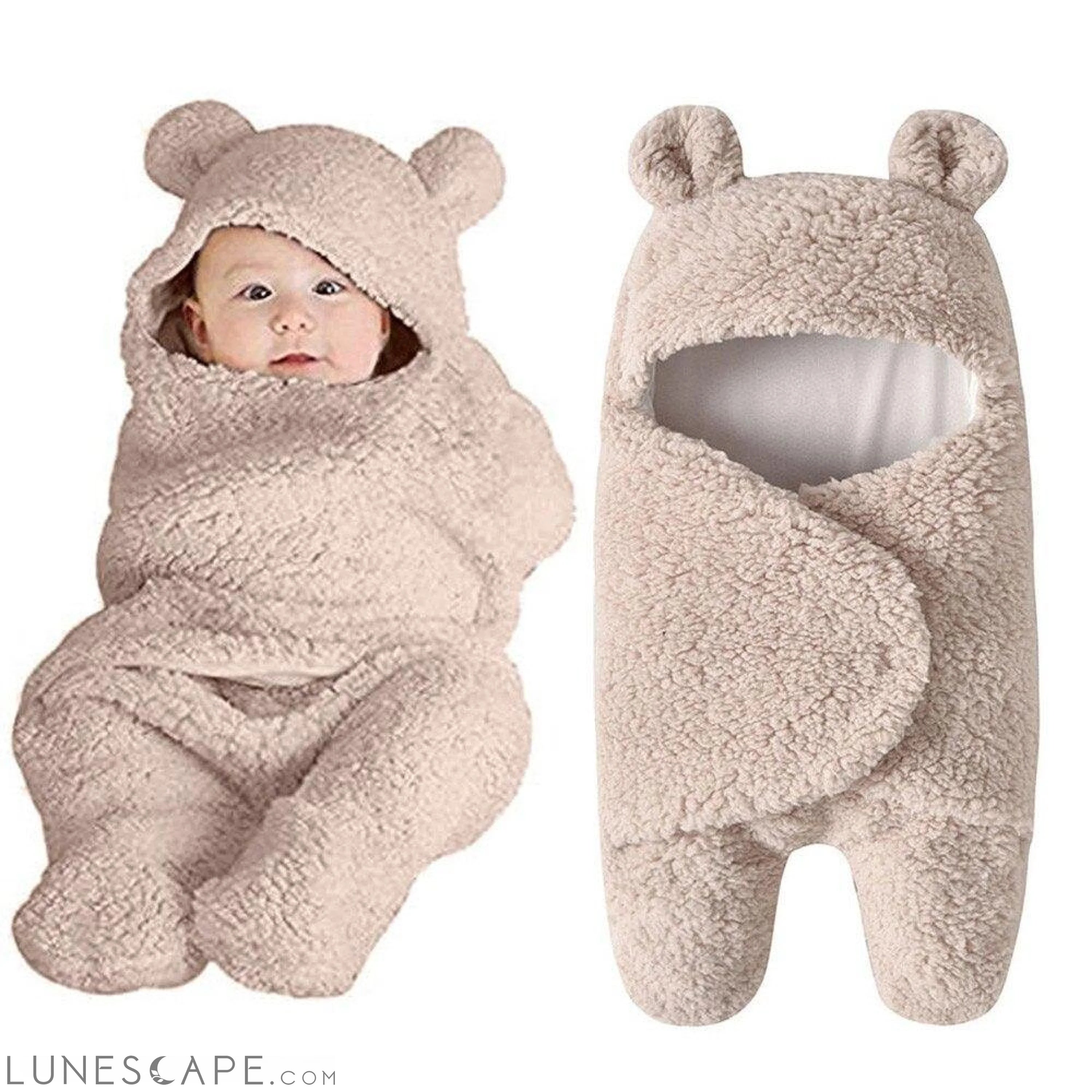 "Teddy Bear Picnic" Cozy Hooded Baby Blanket LUNESCAPE