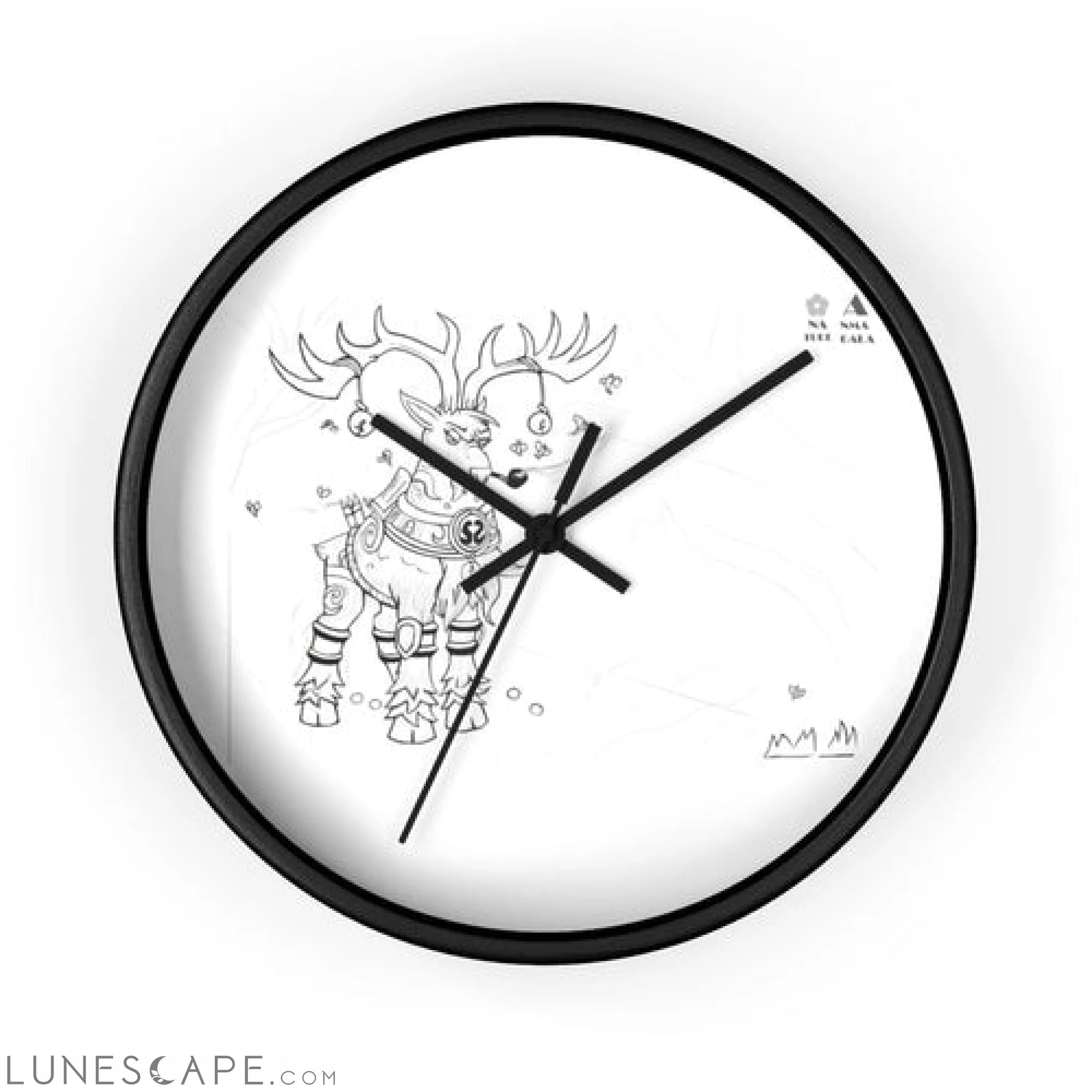 Tempus Guardian of the Harvest Wall clock LUNESCAPE
