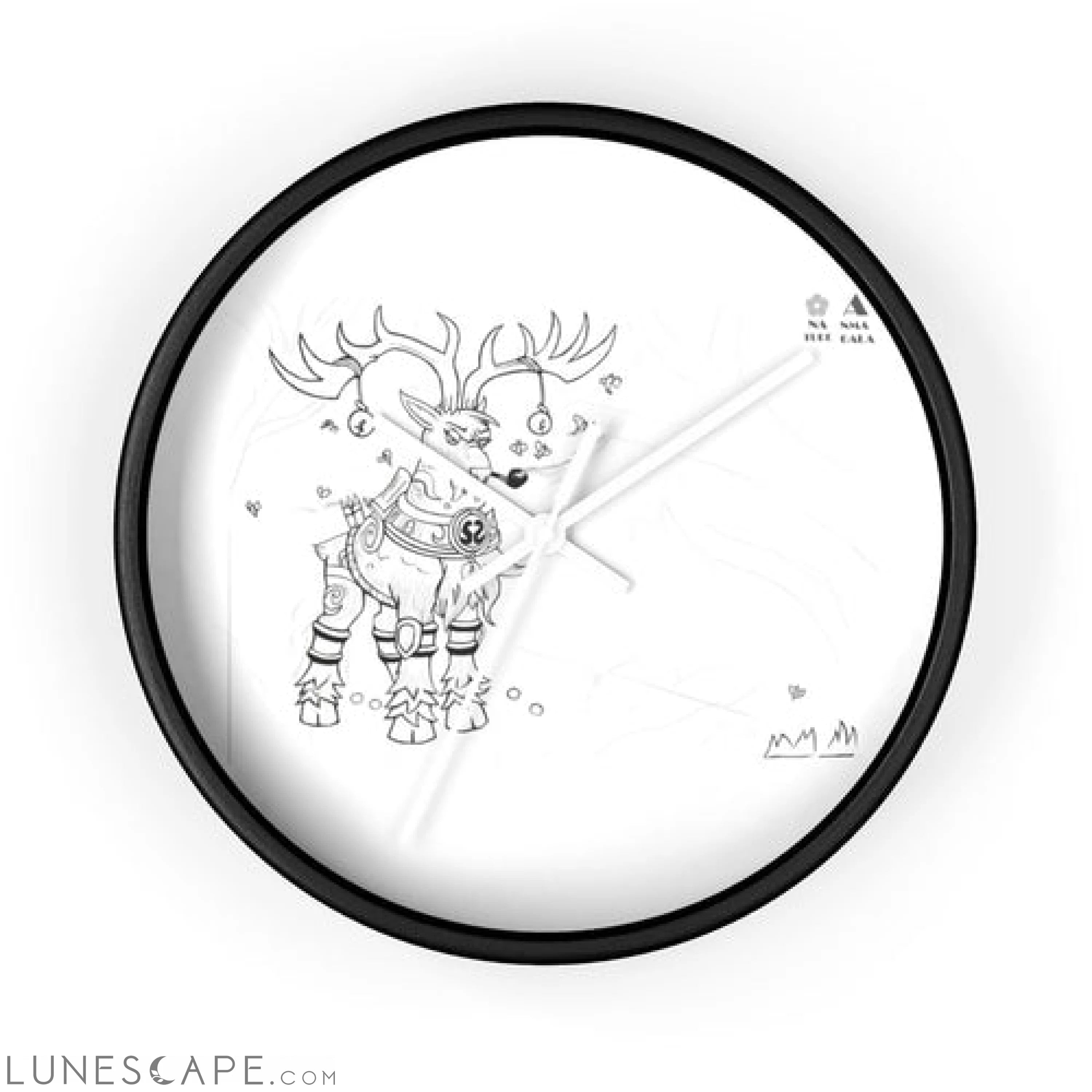 Tempus Guardian of the Harvest Wall clock LUNESCAPE