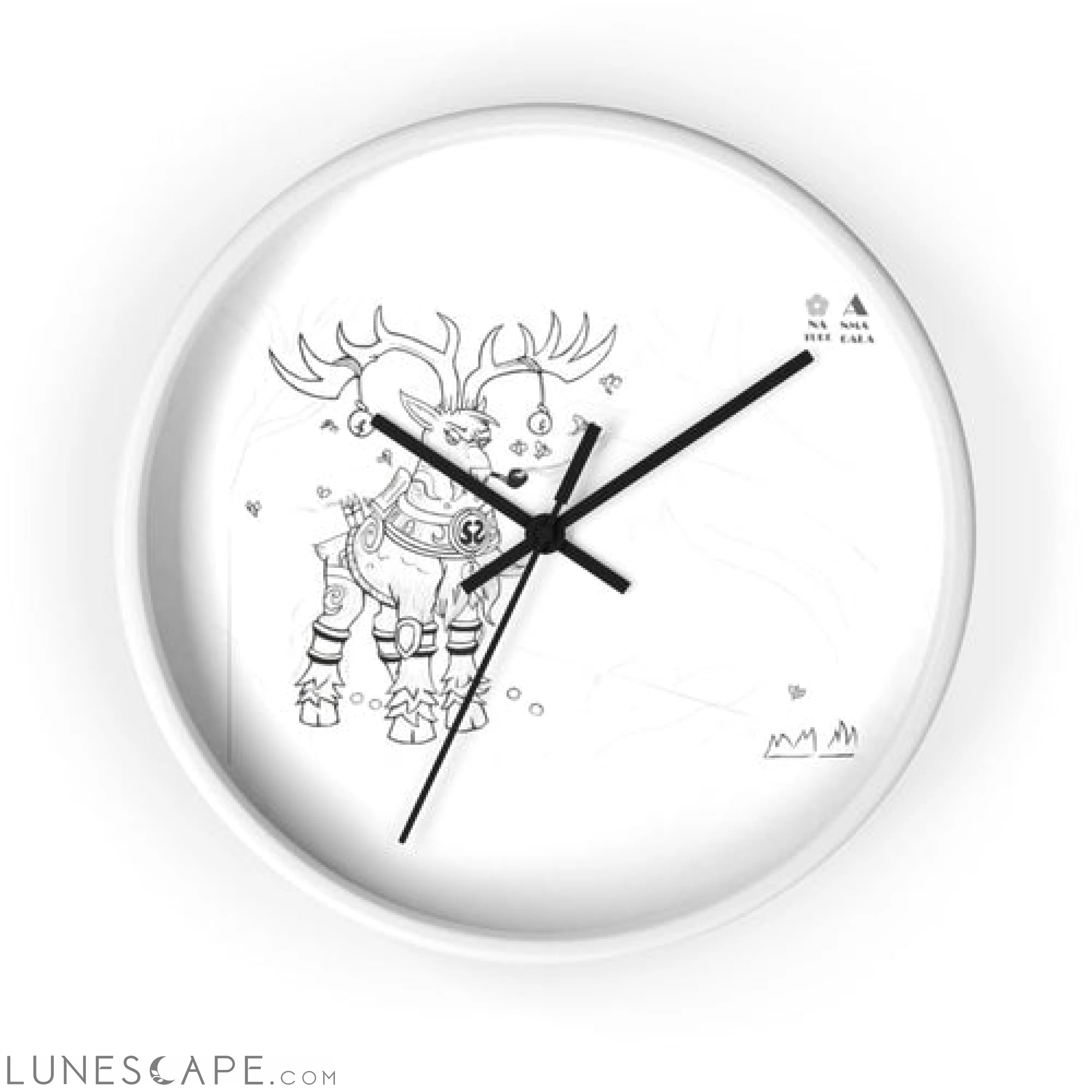 Tempus Guardian of the Harvest Wall clock LUNESCAPE
