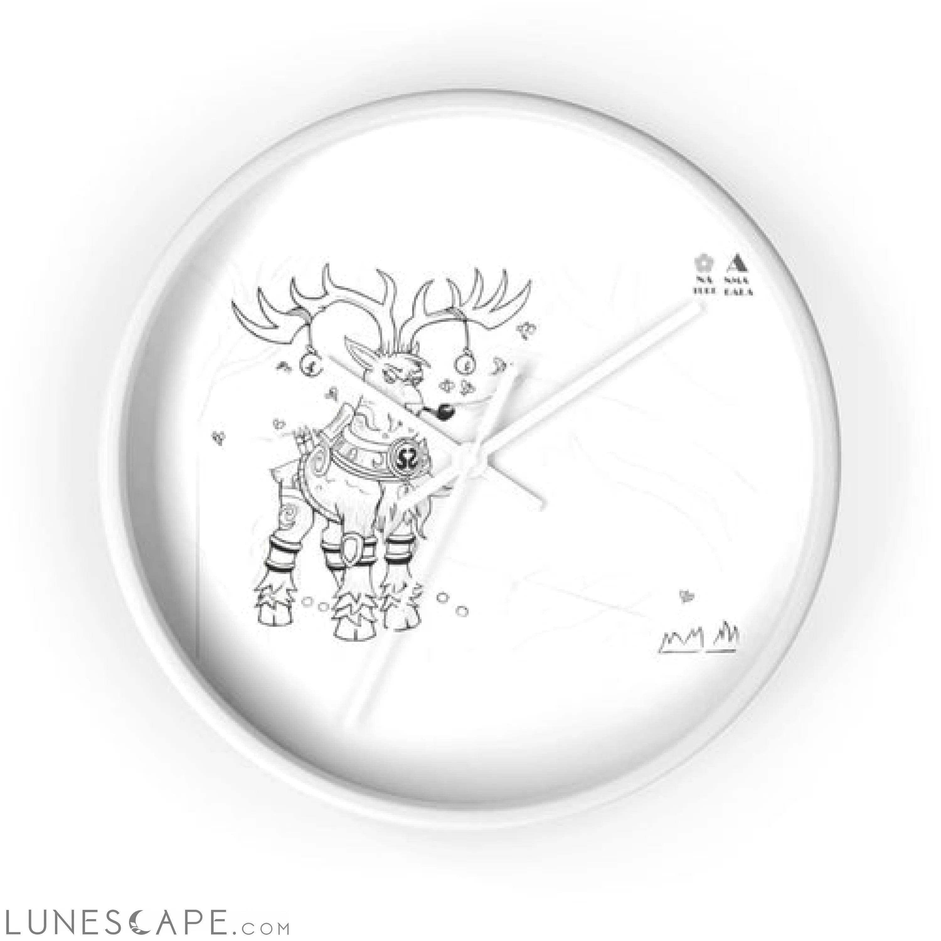 Tempus Guardian of the Harvest Wall clock LUNESCAPE