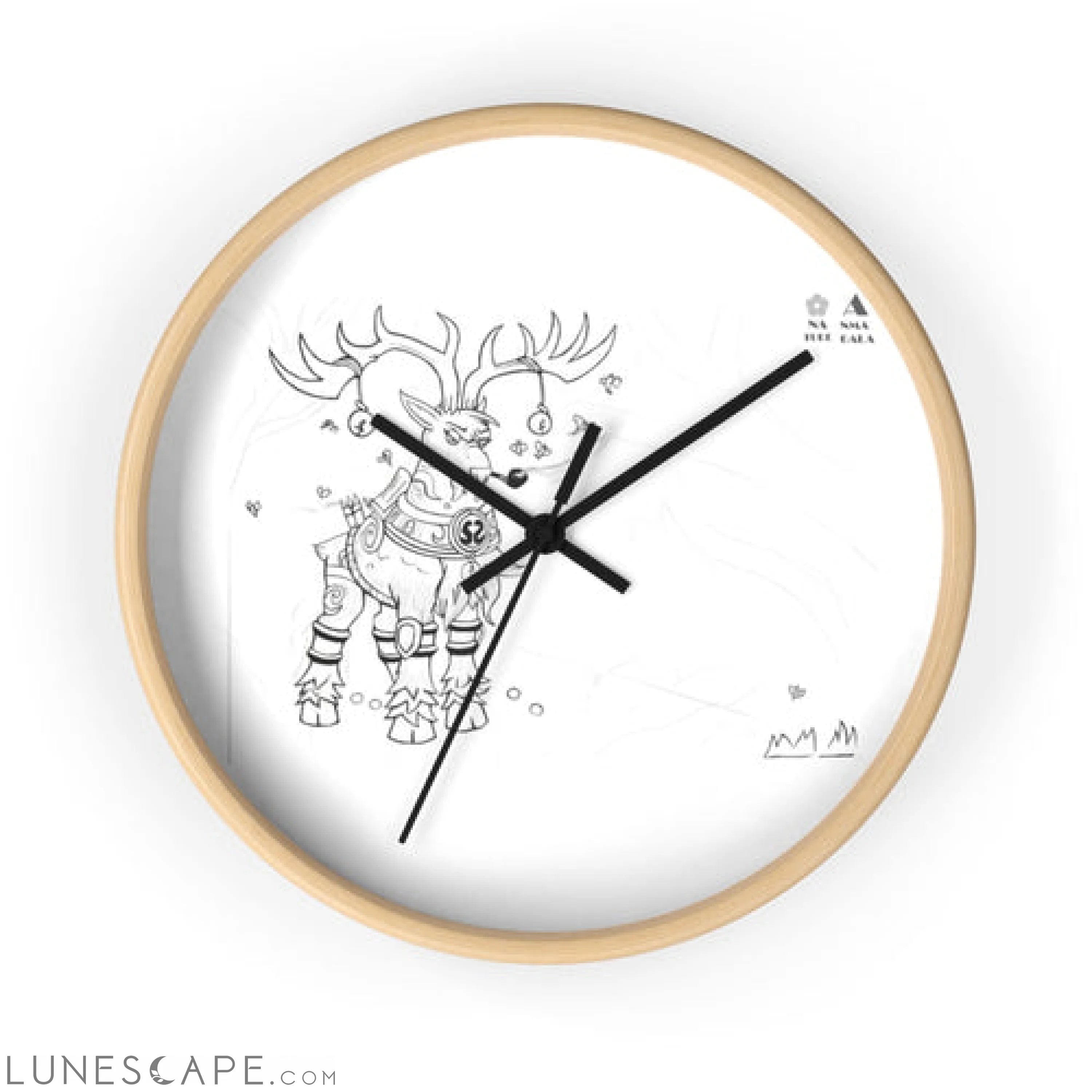 Tempus Guardian of the Harvest Wall clock LUNESCAPE