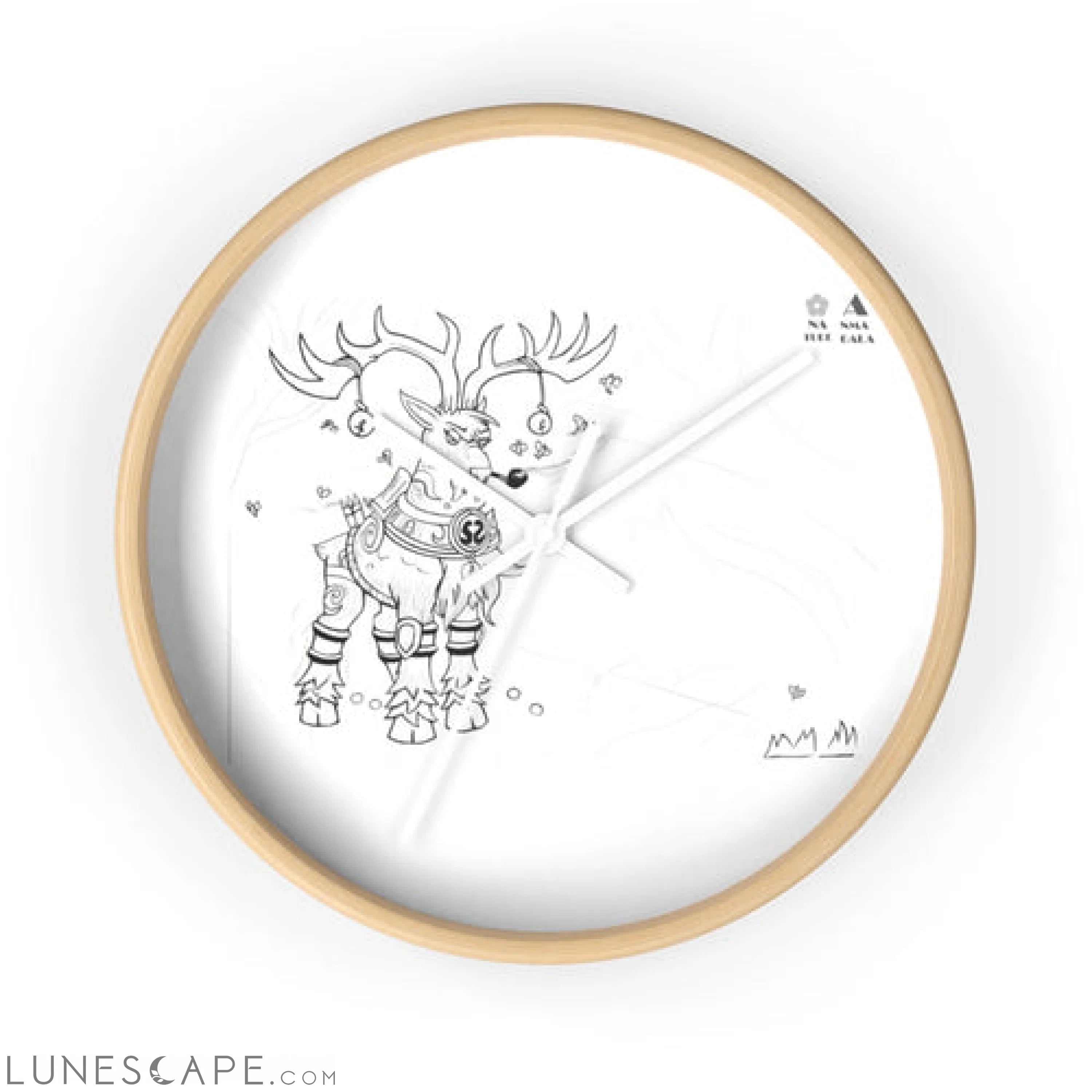 Tempus Guardian of the Harvest Wall clock LUNESCAPE