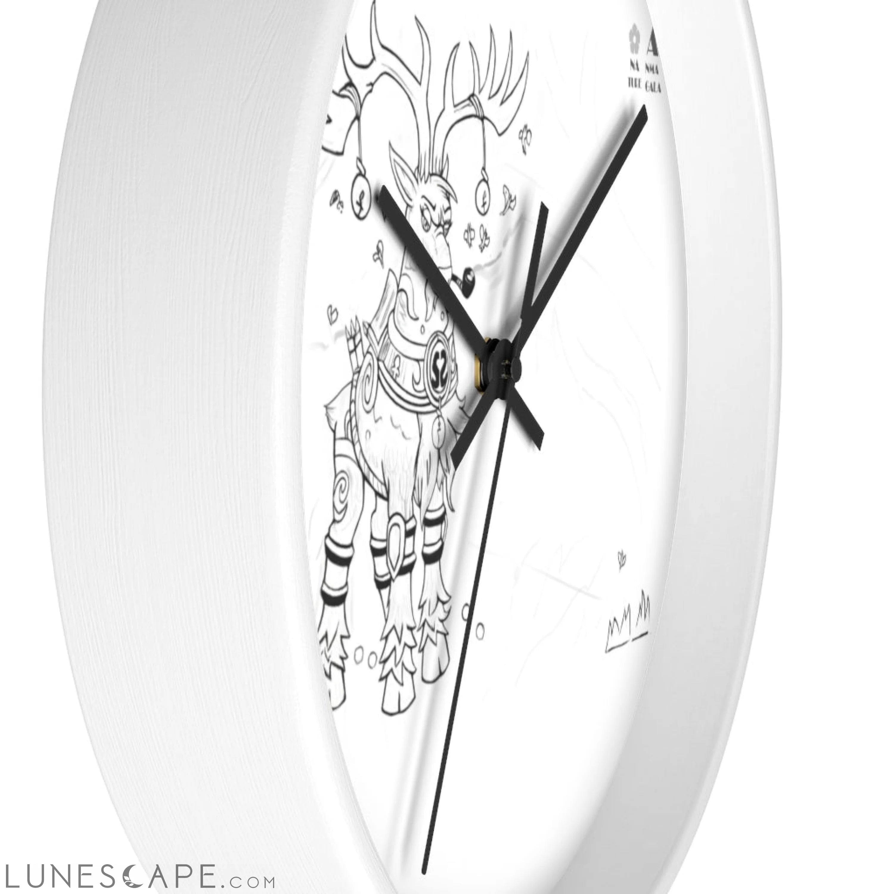 Tempus Guardian of the Harvest Wall clock LUNESCAPE