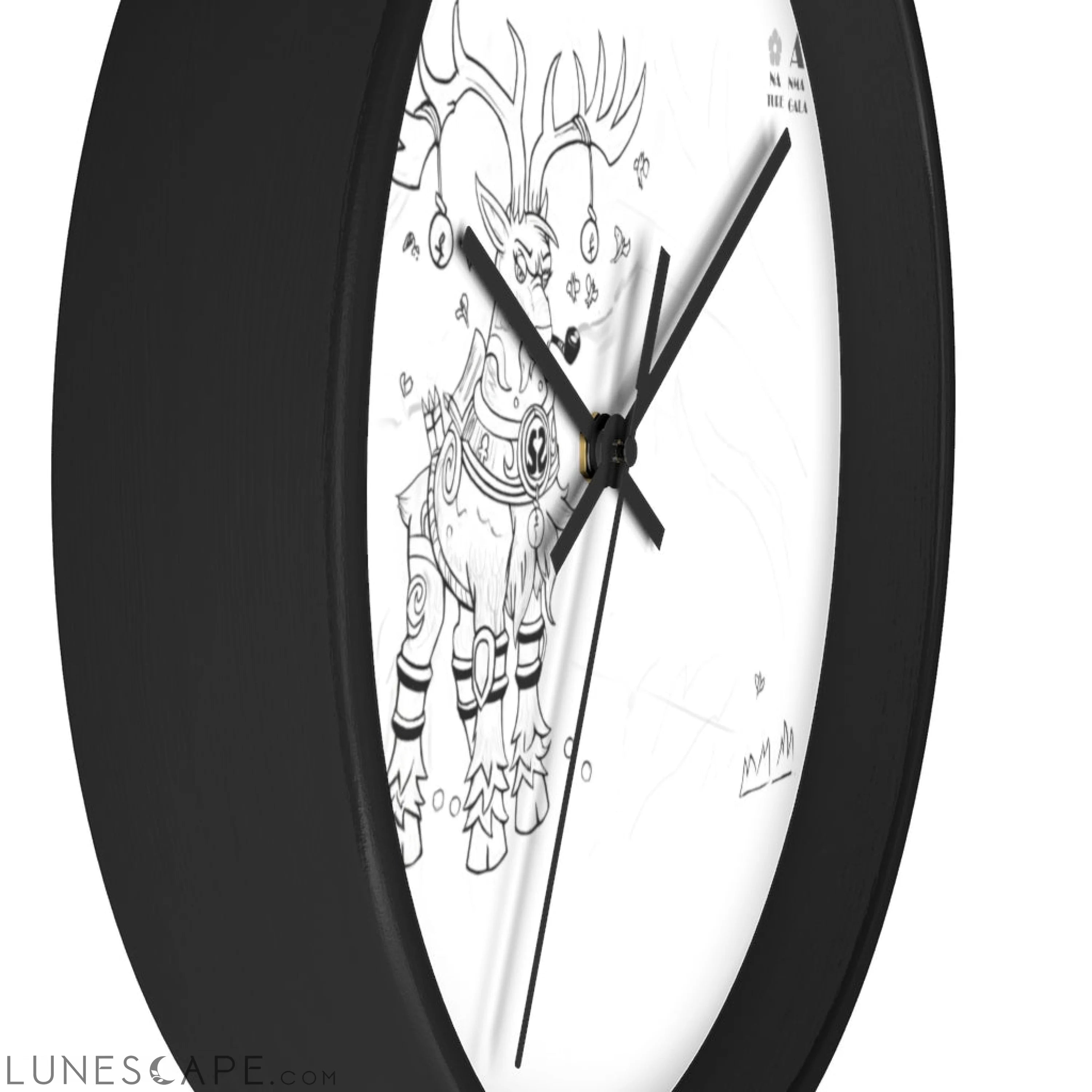 Tempus Guardian of the Harvest Wall clock LUNESCAPE