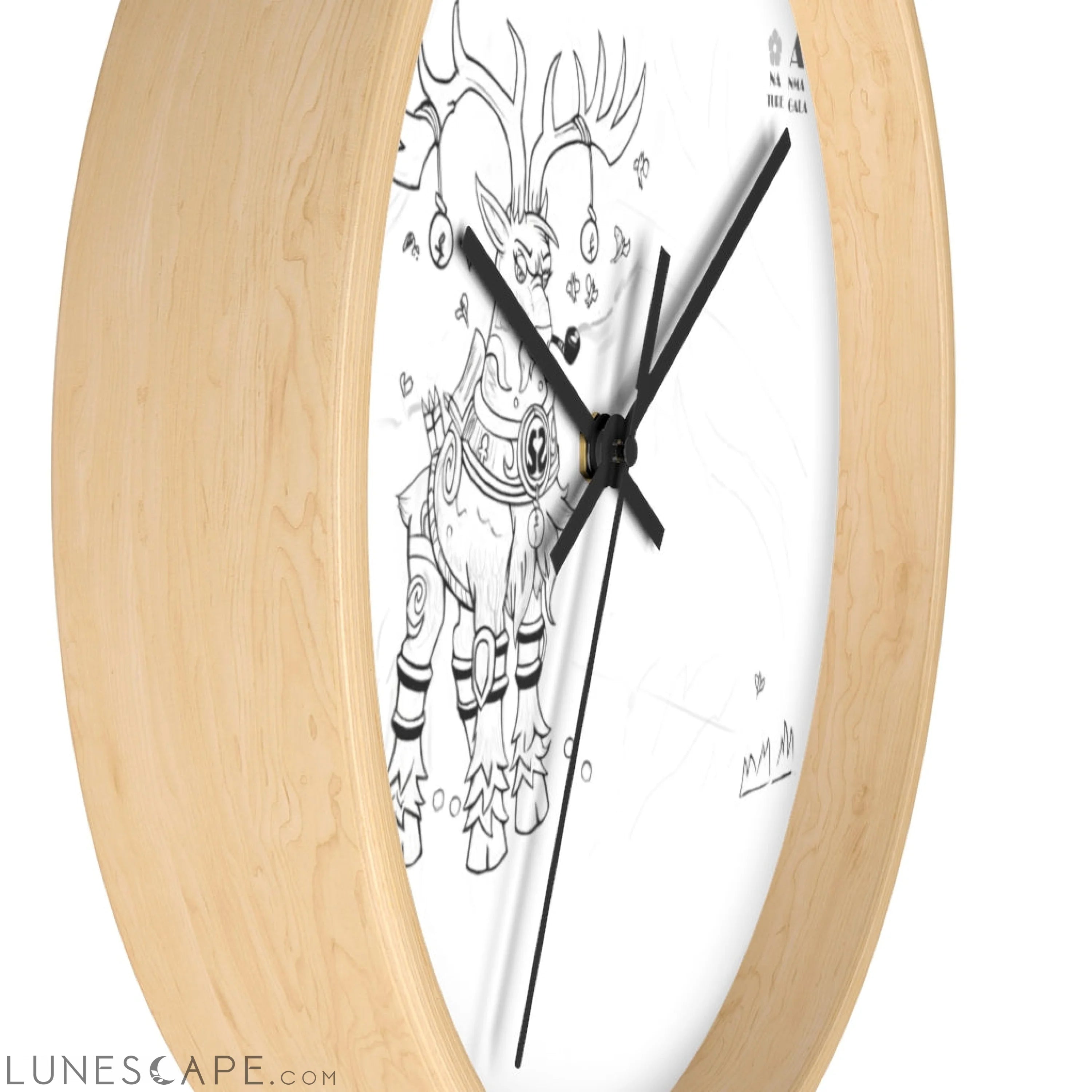 Tempus Guardian of the Harvest Wall clock LUNESCAPE