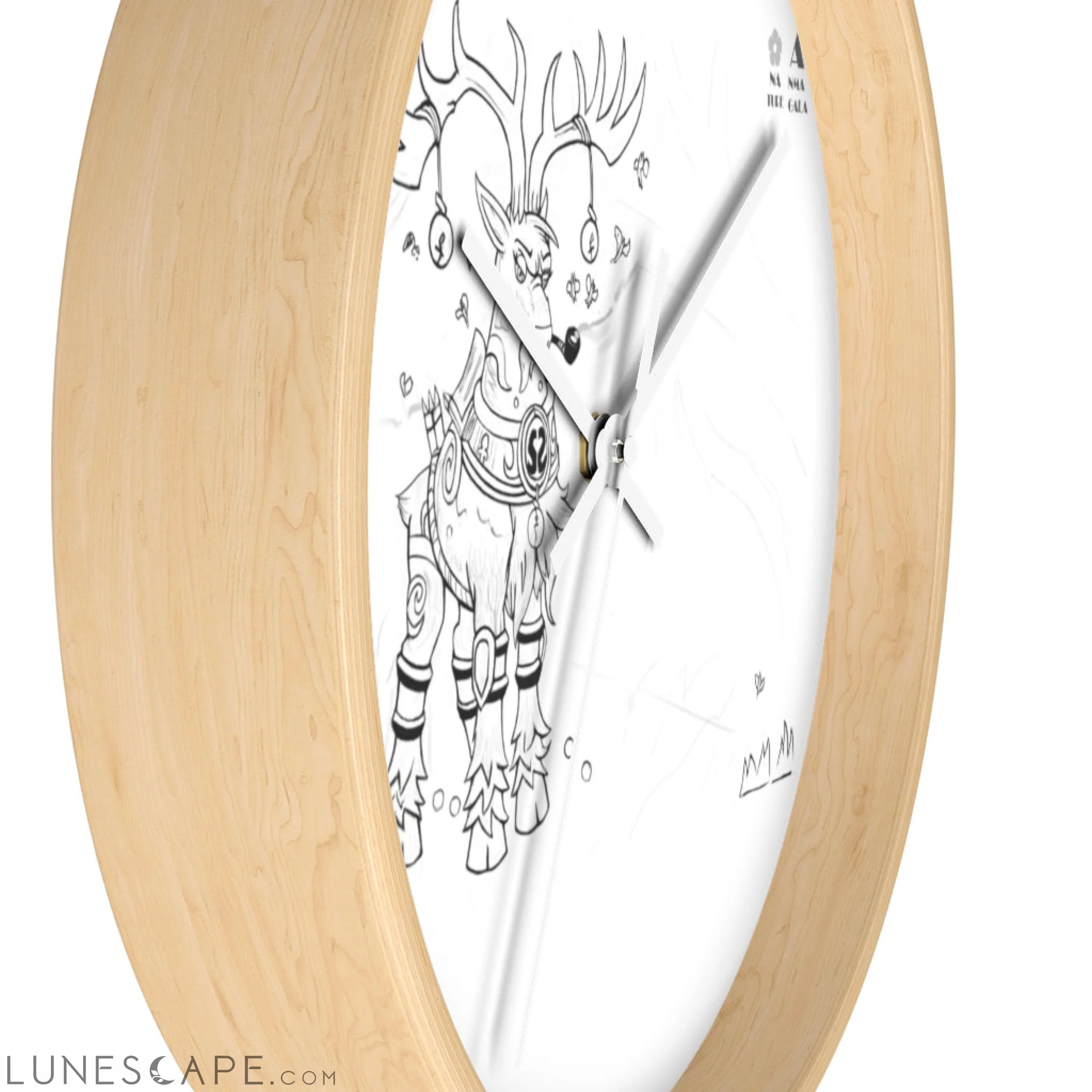 Tempus Guardian of the Harvest Wall clock LUNESCAPE
