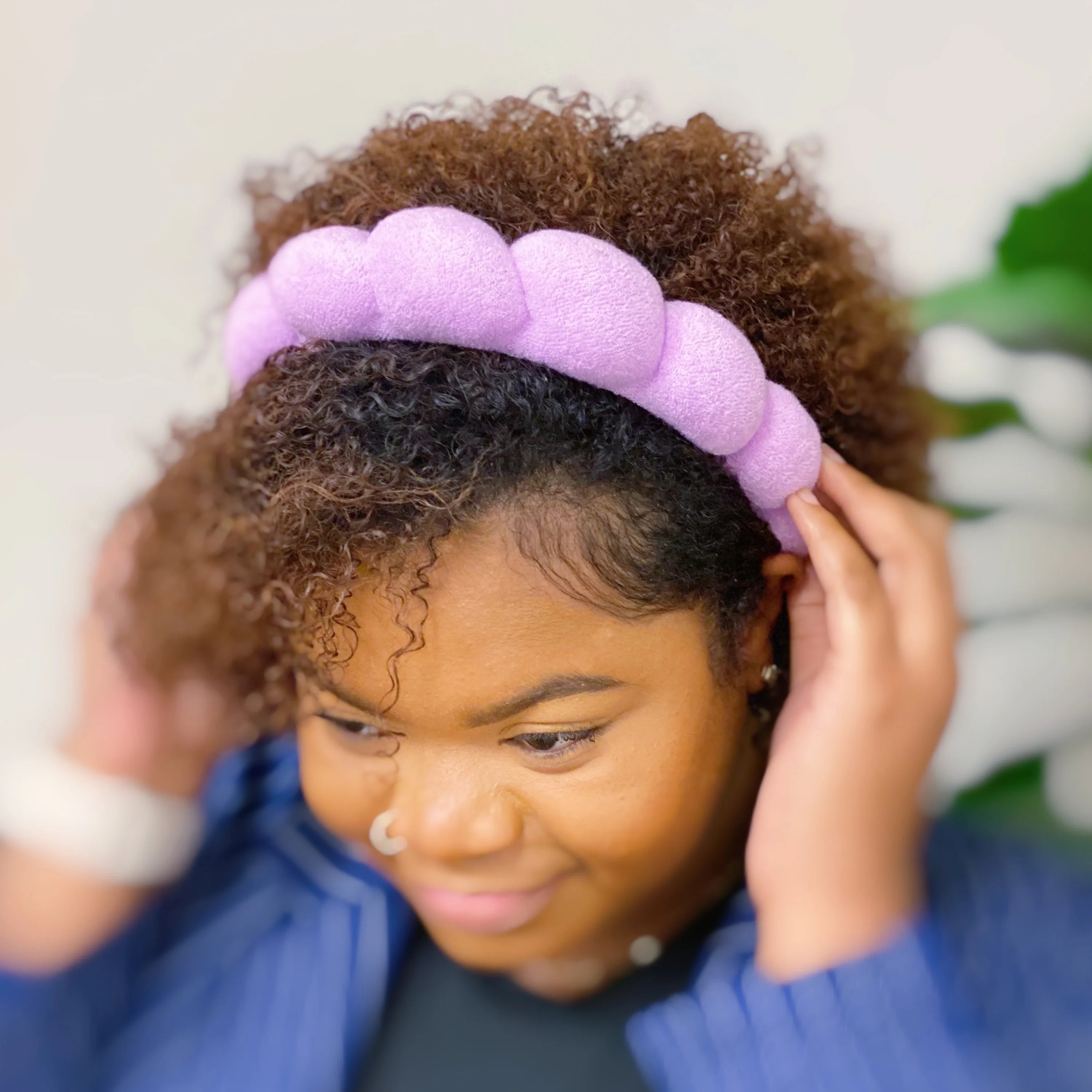 Terry Puffy Soft Headband LUNESCAPE