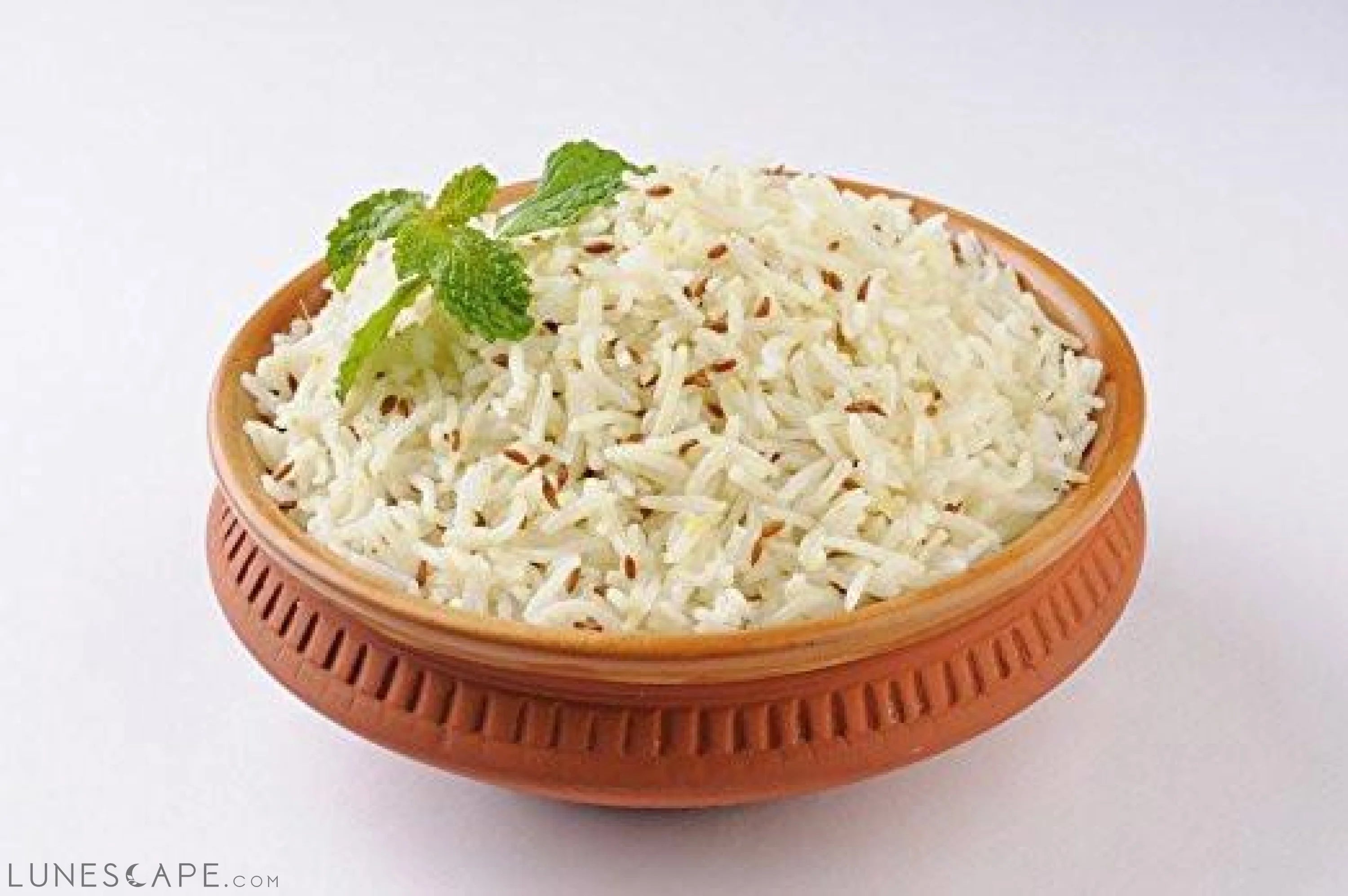 Thai White Jasmine Rice - Hom Mali Fragrant Long Grain Jar LUNESCAPE
