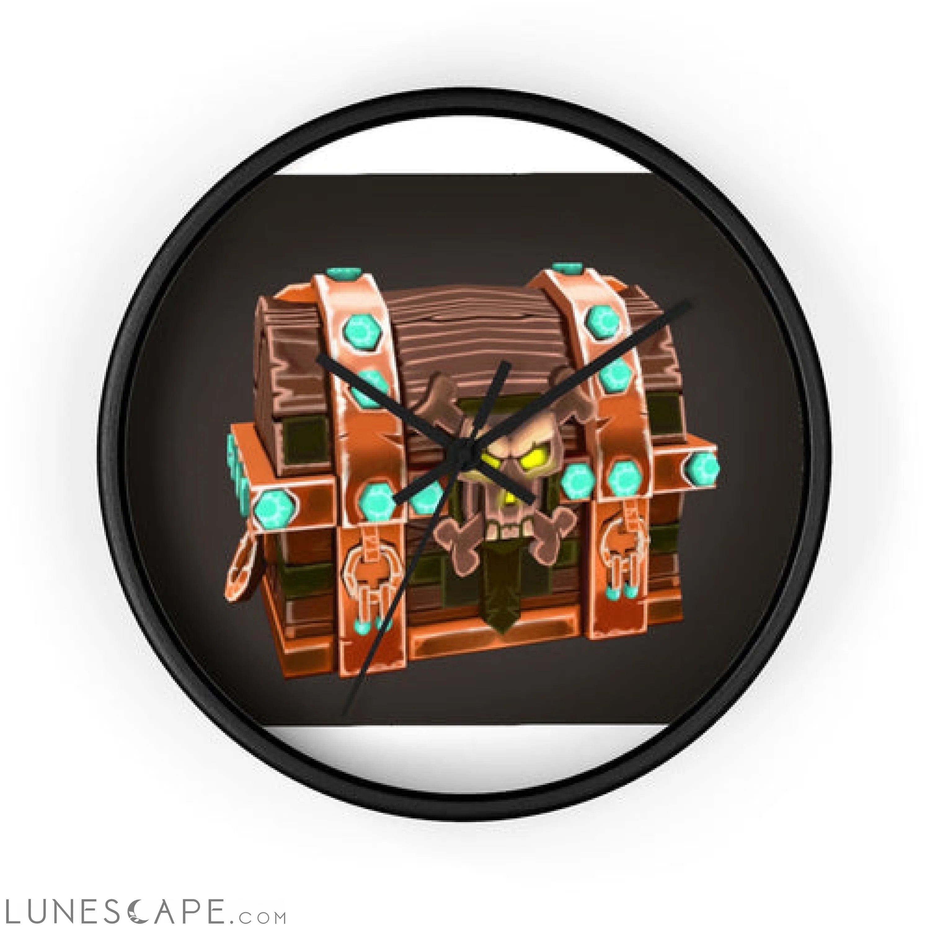 The Bad Bone Wall clock LUNESCAPE