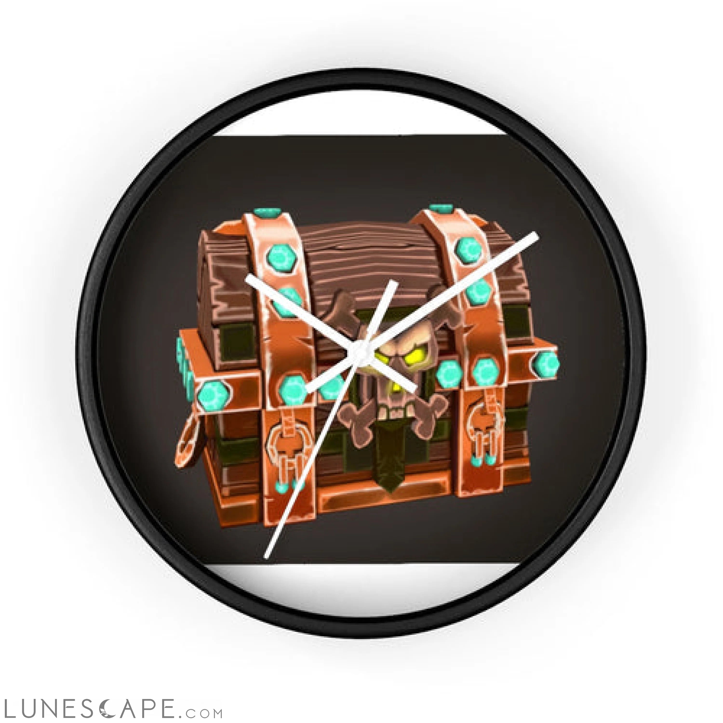 The Bad Bone Wall clock LUNESCAPE