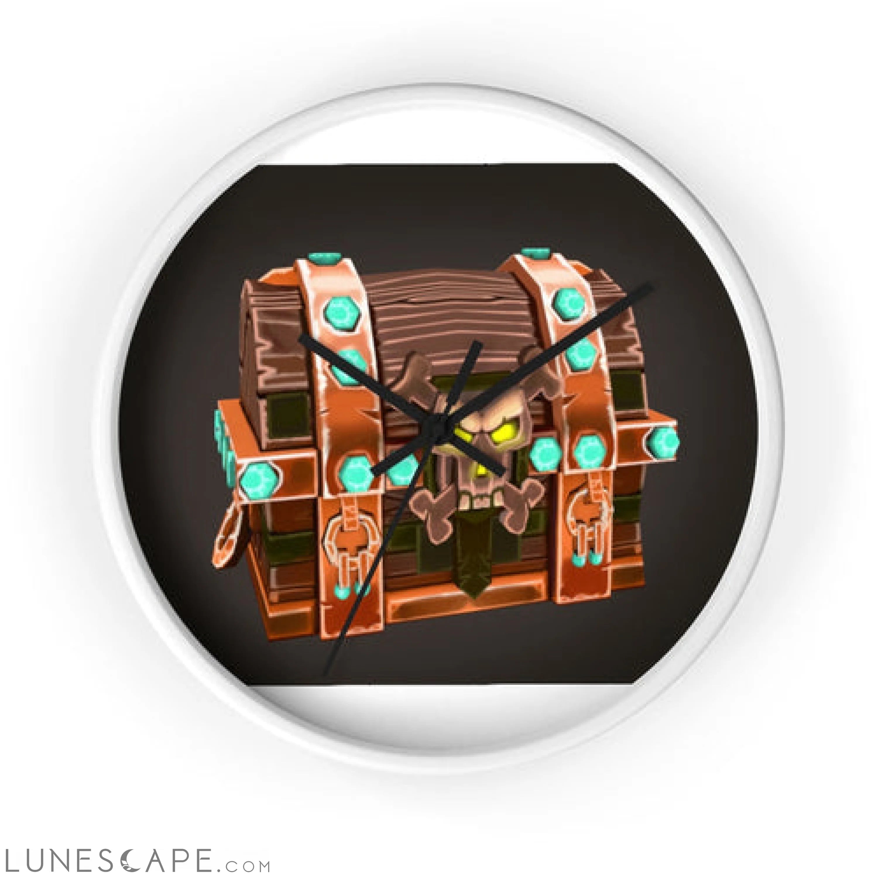 The Bad Bone Wall clock LUNESCAPE