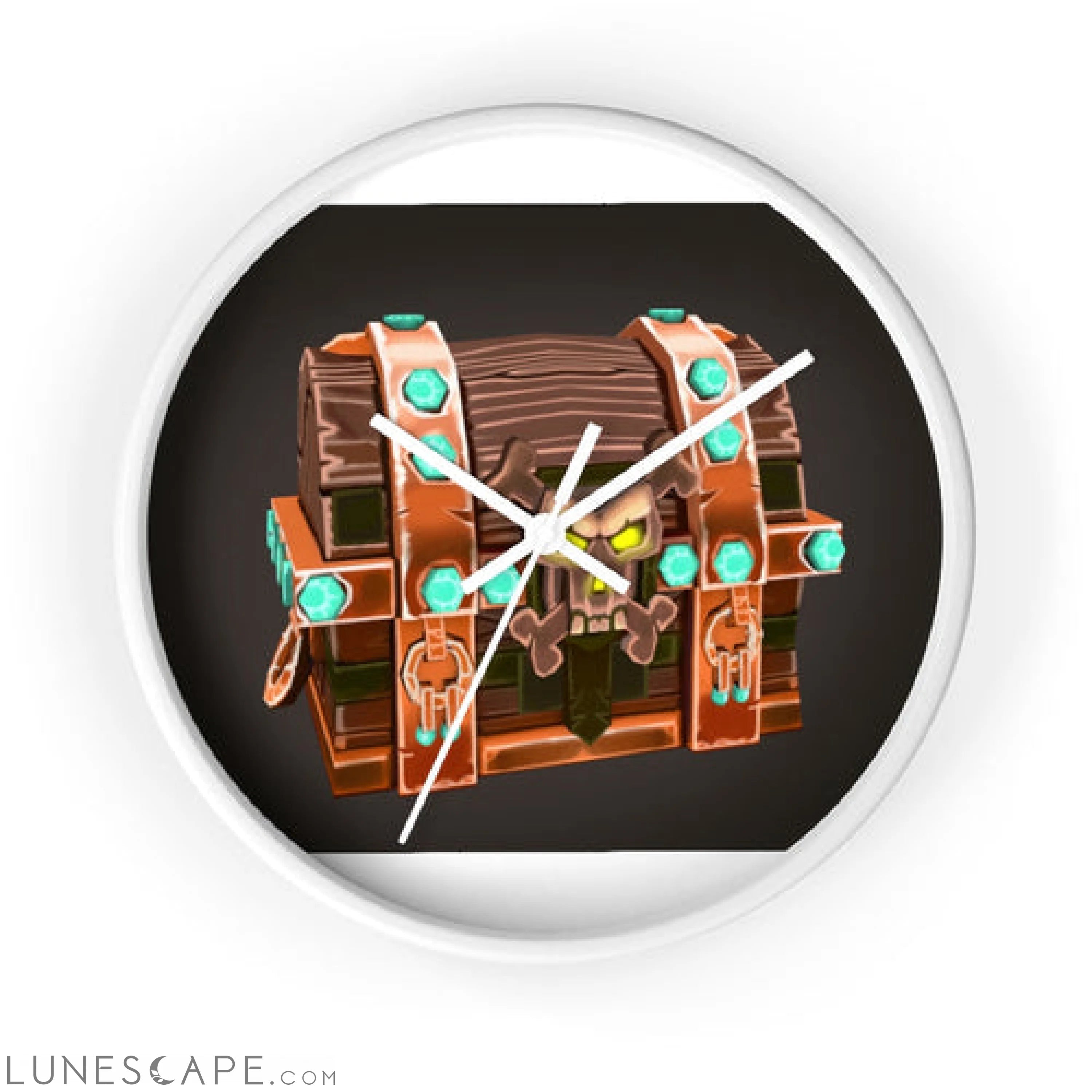 The Bad Bone Wall clock LUNESCAPE
