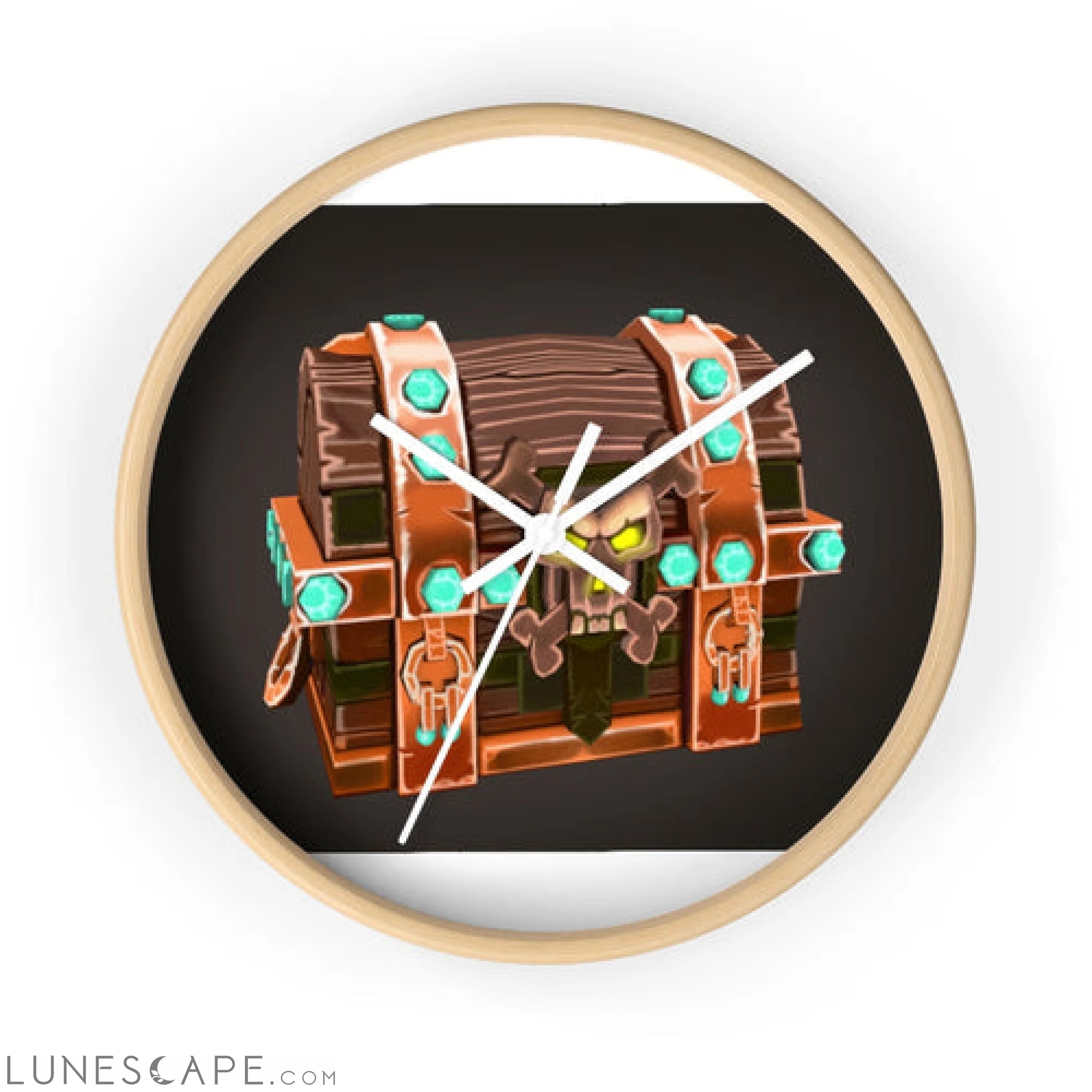 The Bad Bone Wall clock LUNESCAPE