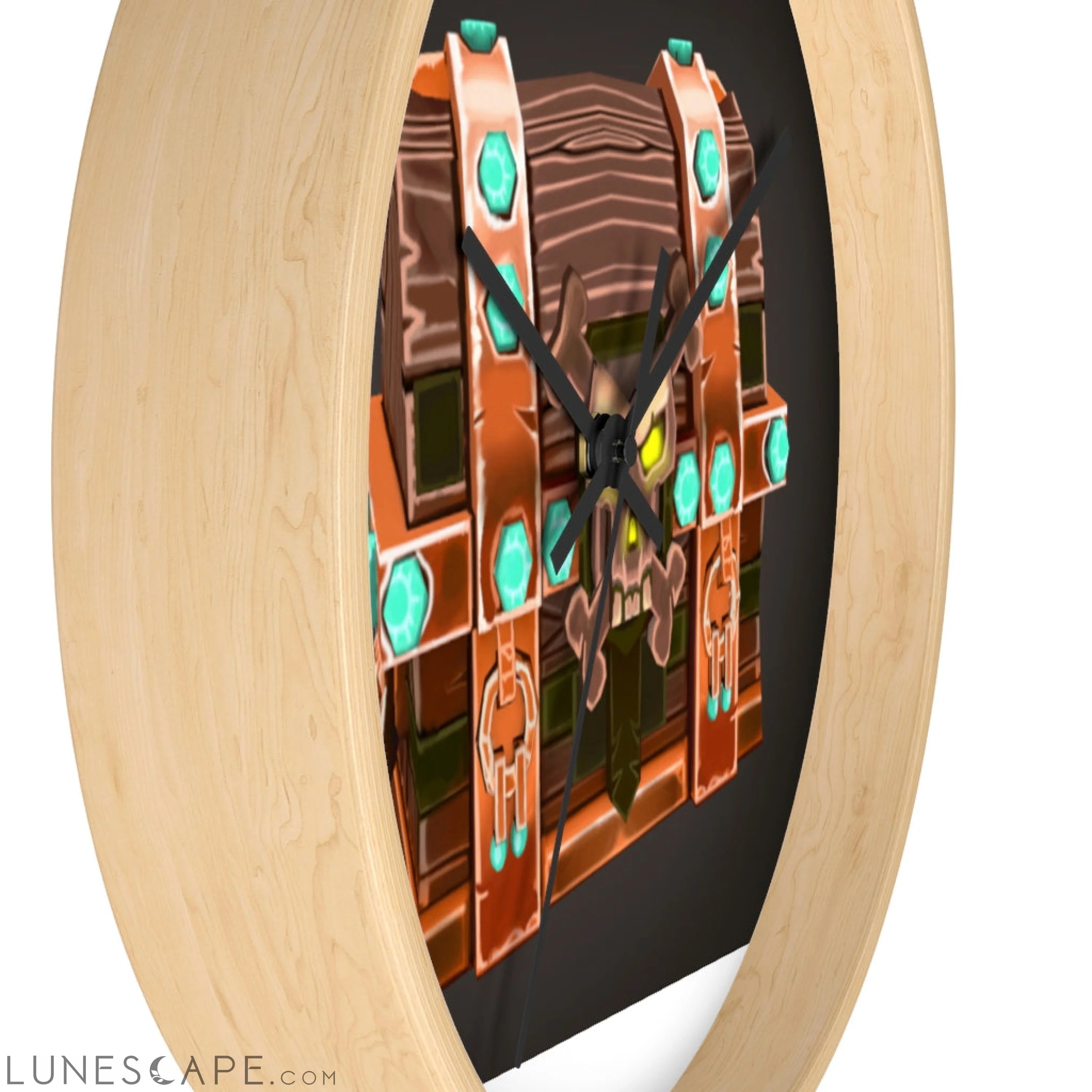 The Bad Bone Wall clock LUNESCAPE