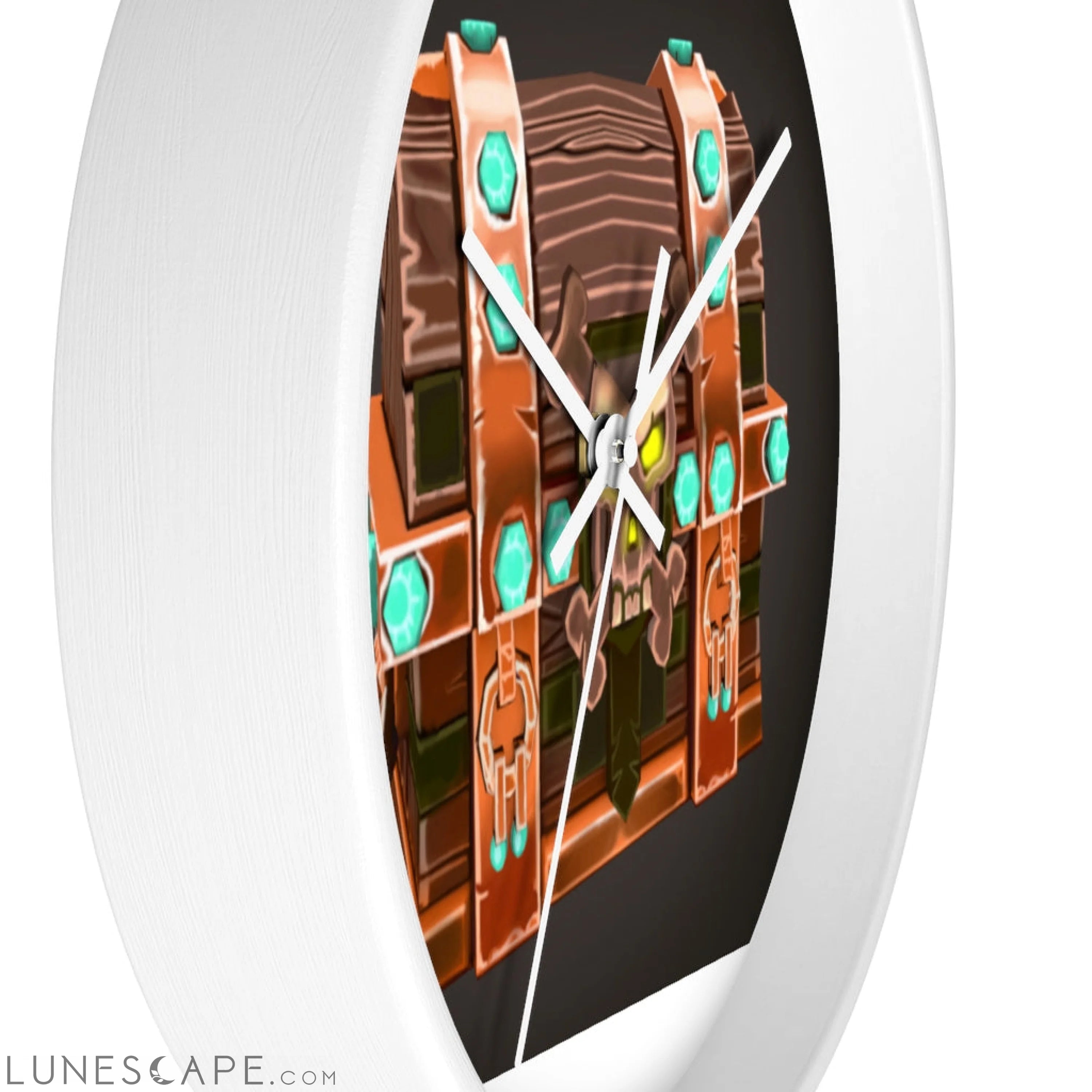The Bad Bone Wall clock LUNESCAPE