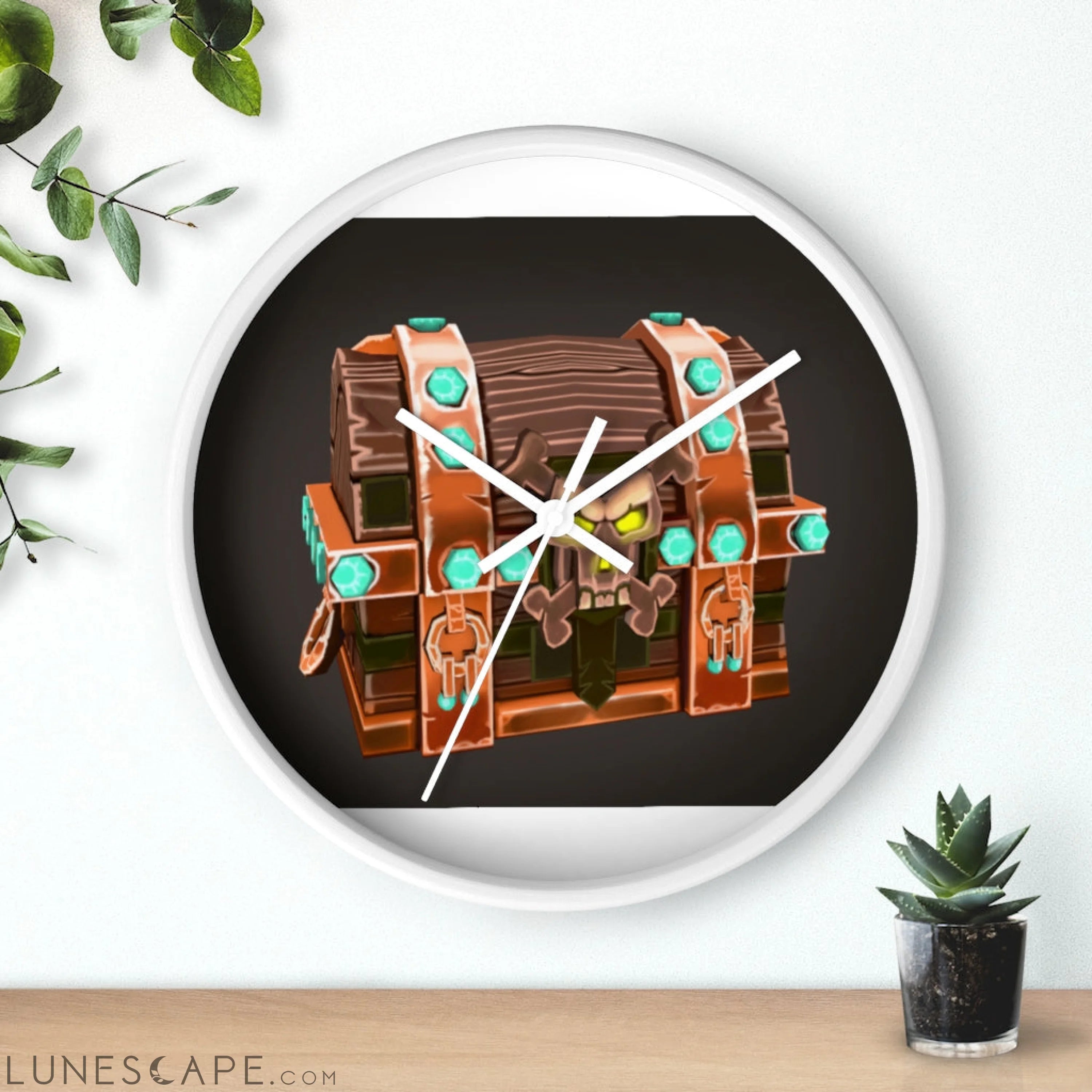 The Bad Bone Wall clock LUNESCAPE