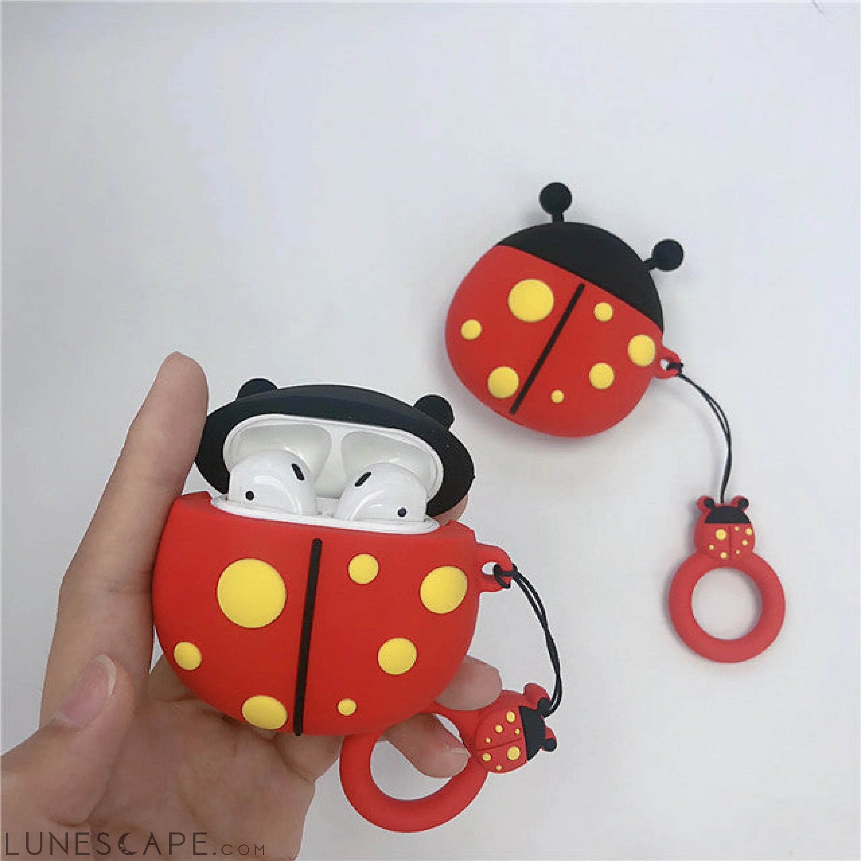 The Black Ladybug AirPods Case LUNESCAPE