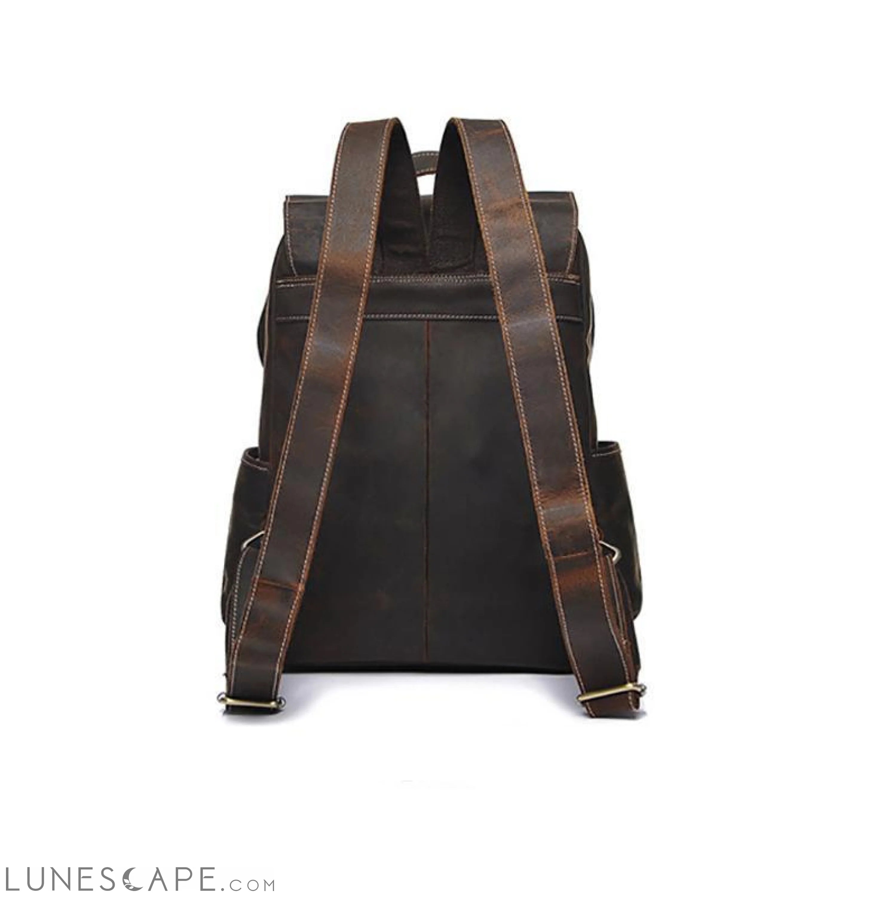The Helka Backpack | Genuine Vintage Leather Backpack LUNESCAPE