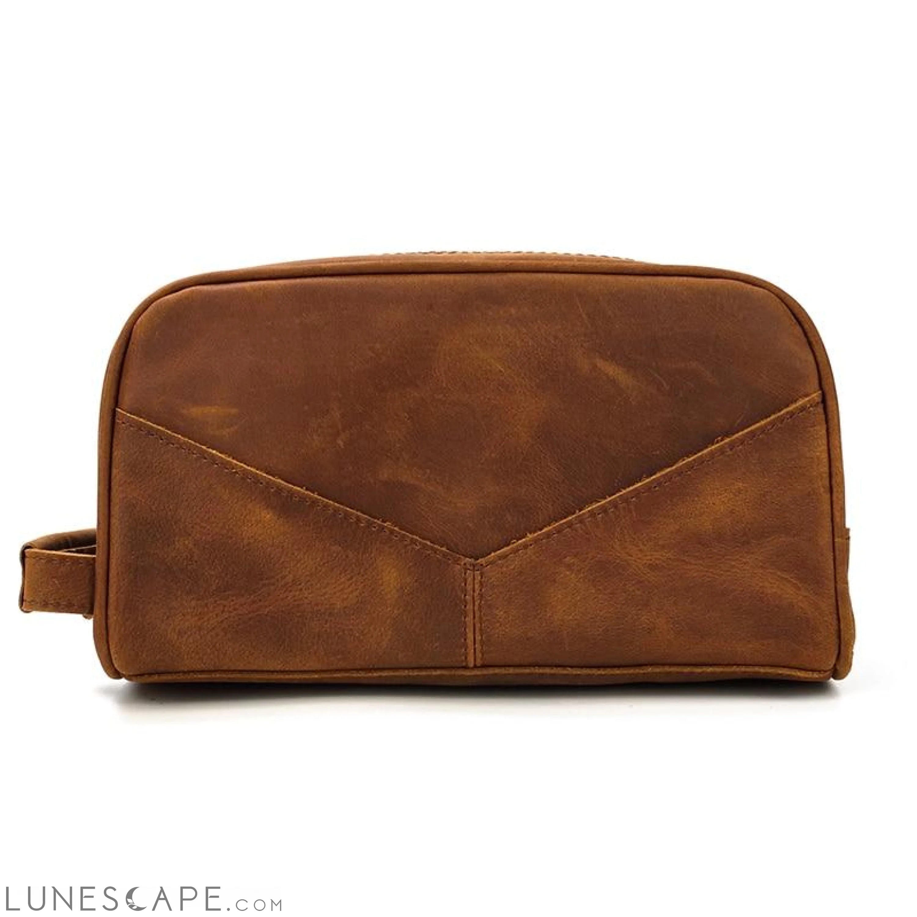 The Nomad Toiletry Bag | Genuine Leather Travel Toiletry Bag LUNESCAPE