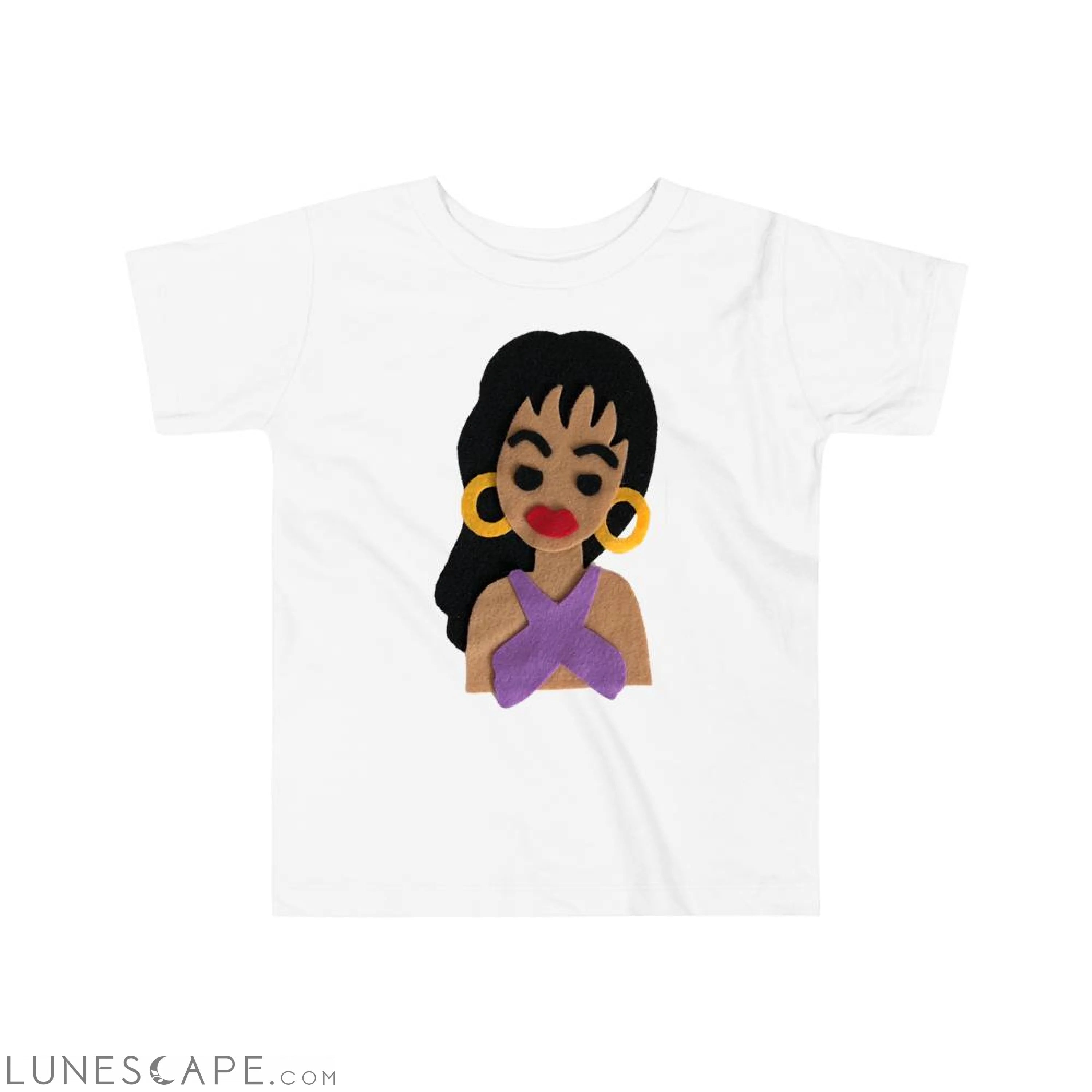 The Queen of Tejano Music - Kids Tee LUNESCAPE