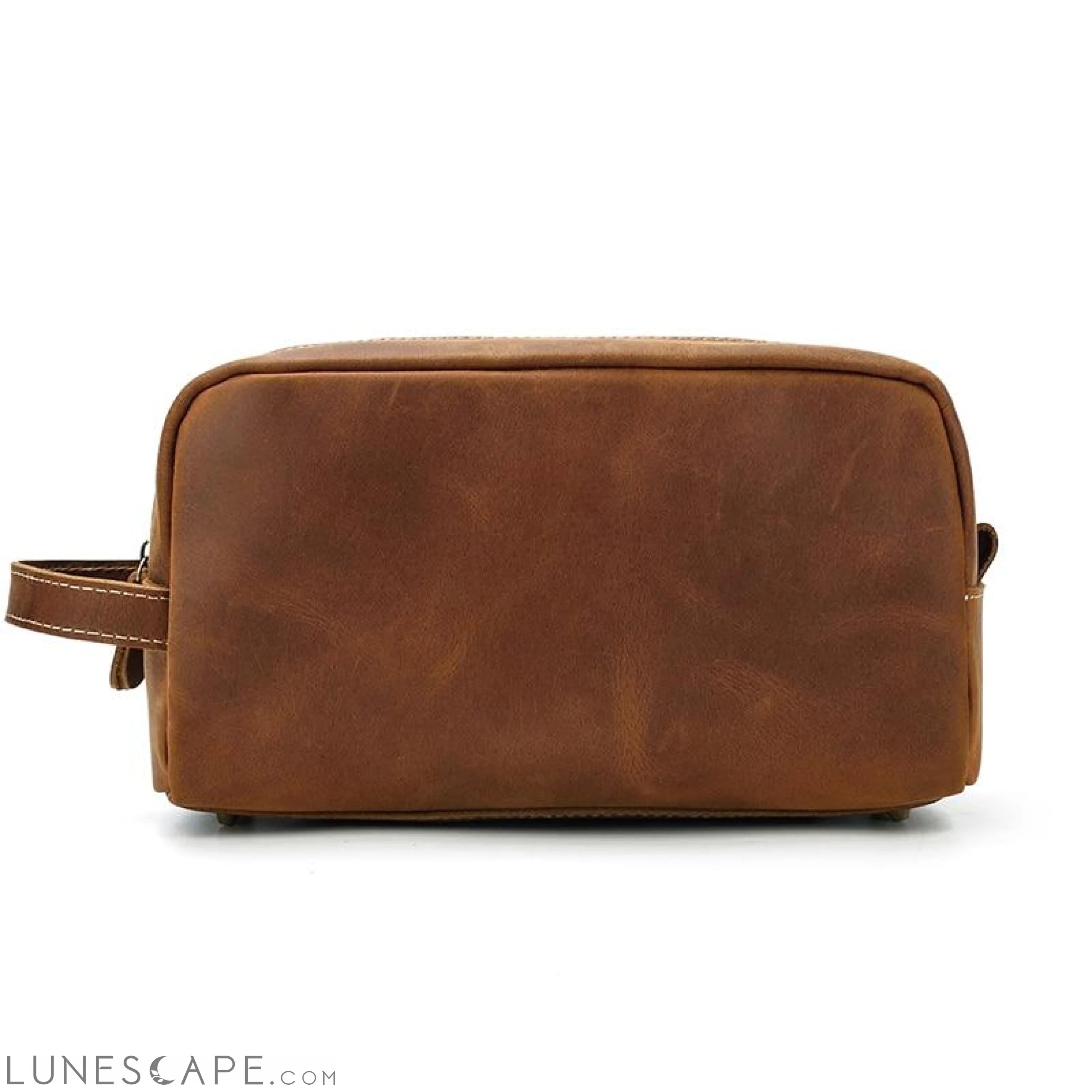 The Wanderer Toiletry Bag | Genuine Leather Toiletry Bag LUNESCAPE