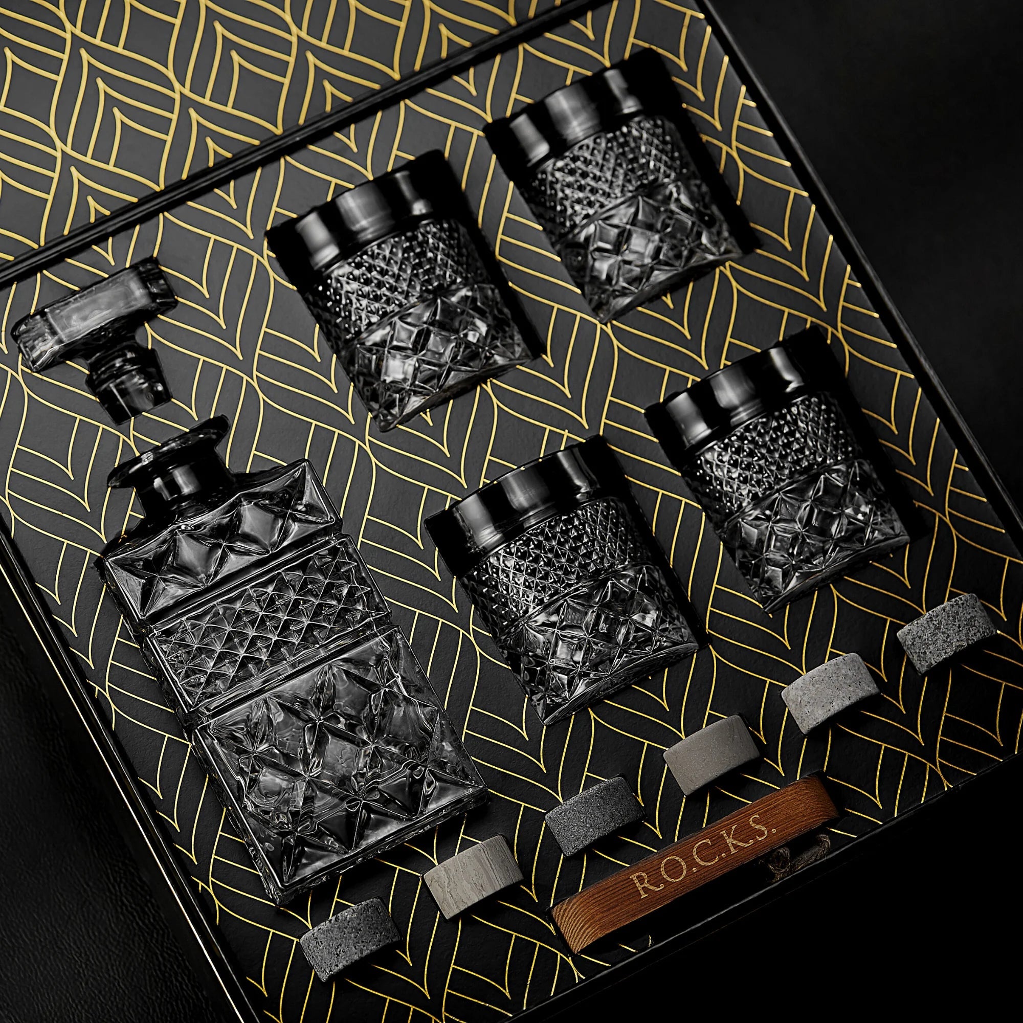 The Whiskey Decanter Gift Set LUNESCAPE