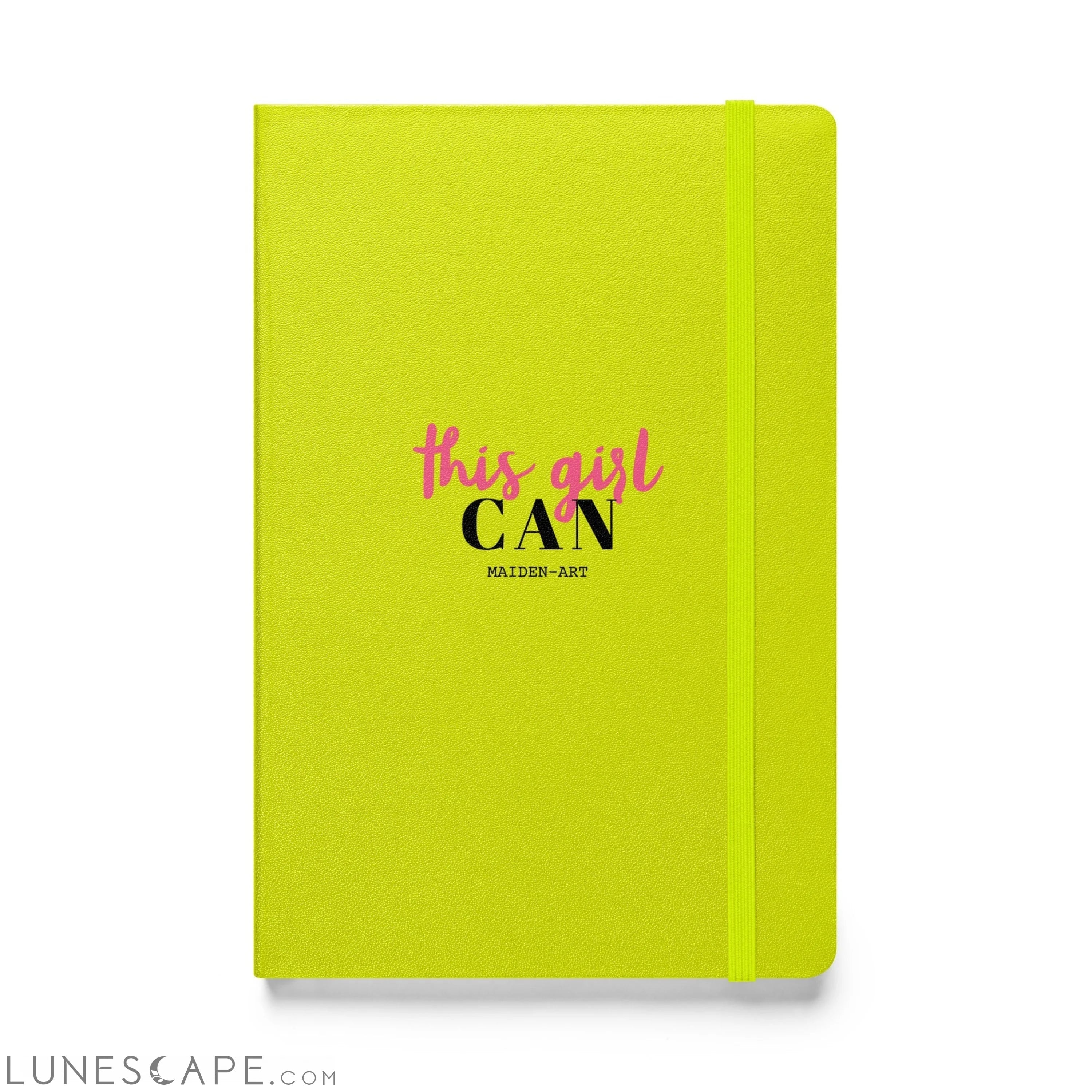 This Girl Can Hardcover bound notebook - JournalBook - stationery LUNESCAPE
